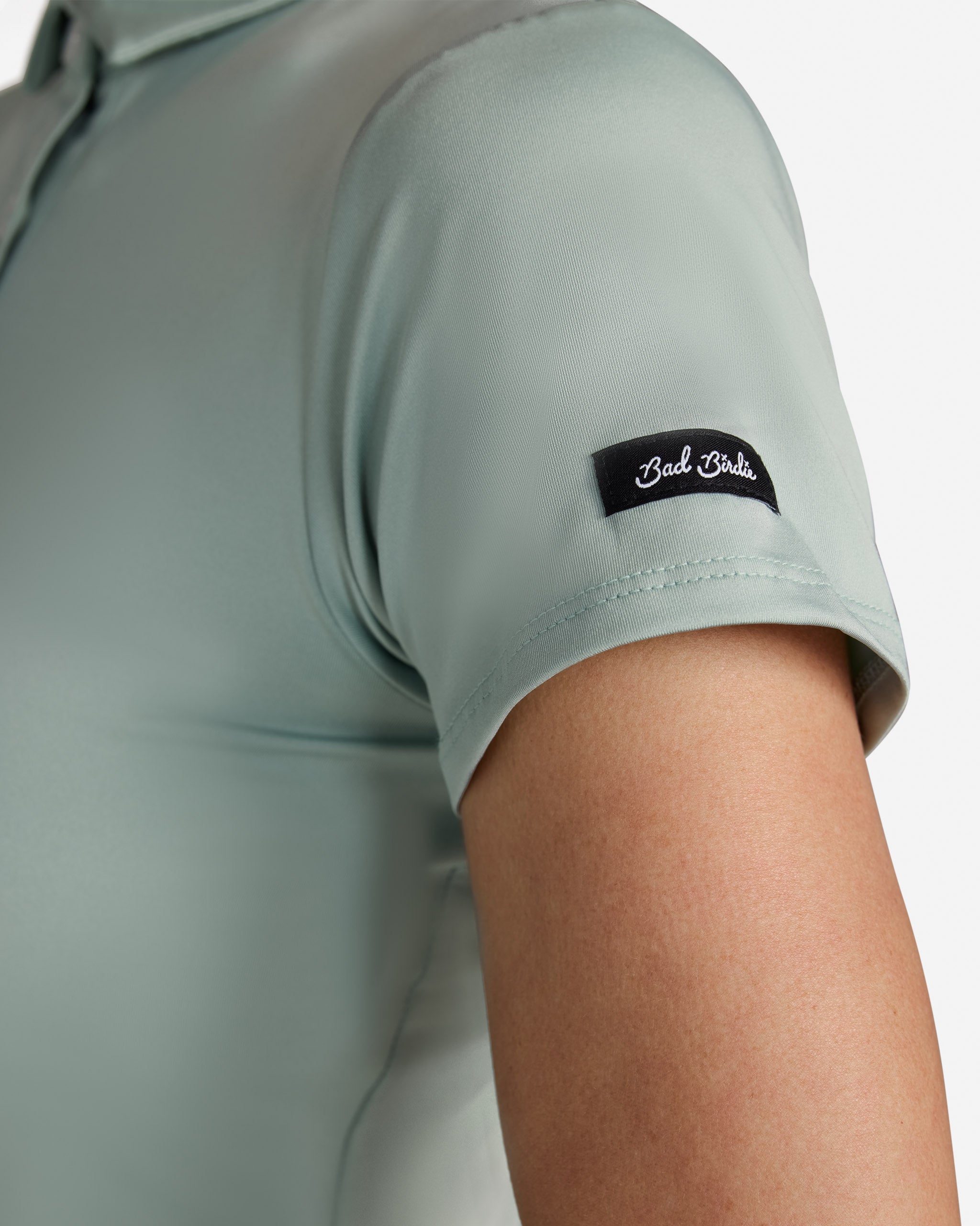 Washed Sage-Women's Polo-Bad Birdie
