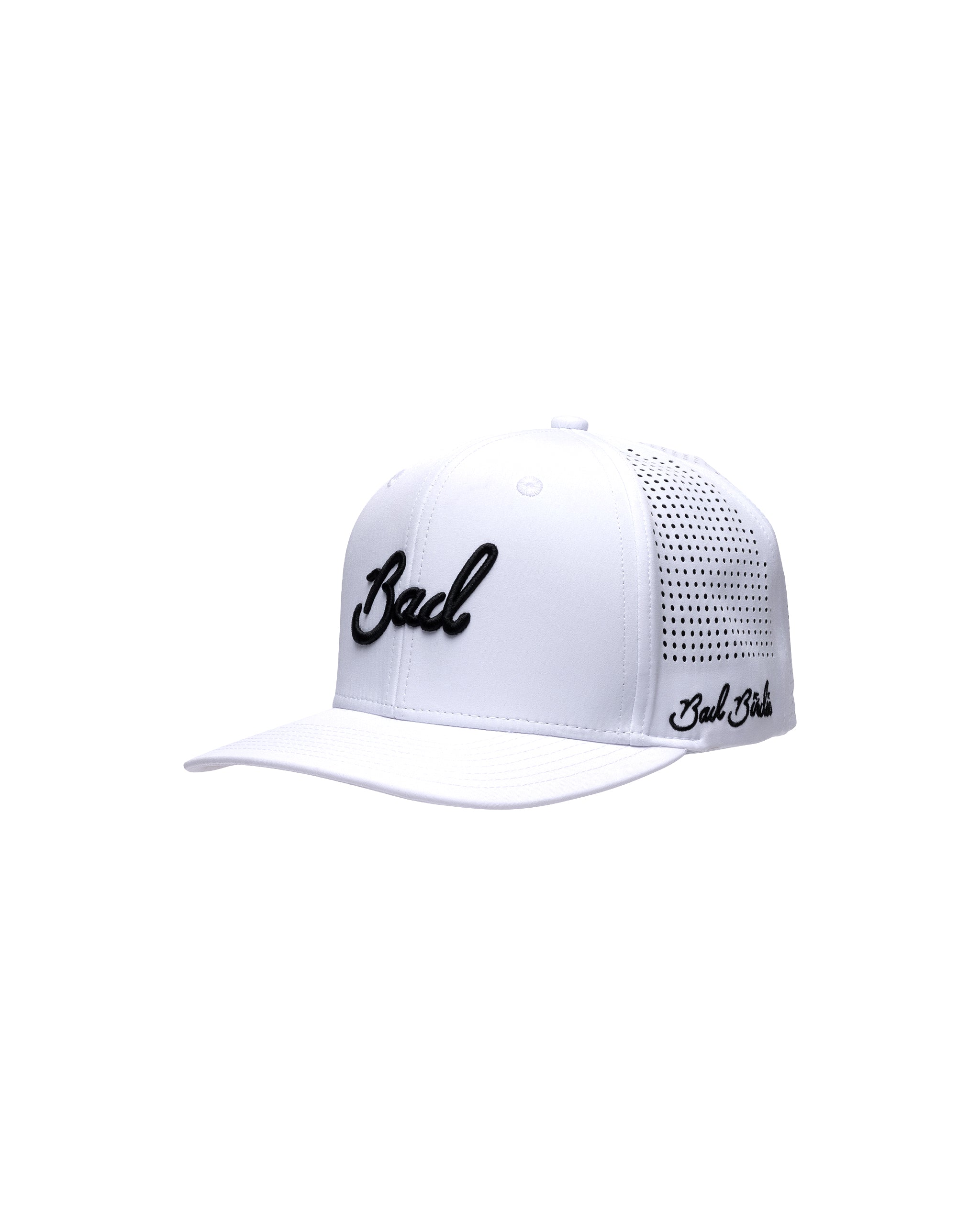 Bad Snapback - White-Active Hat - Bad Birdie