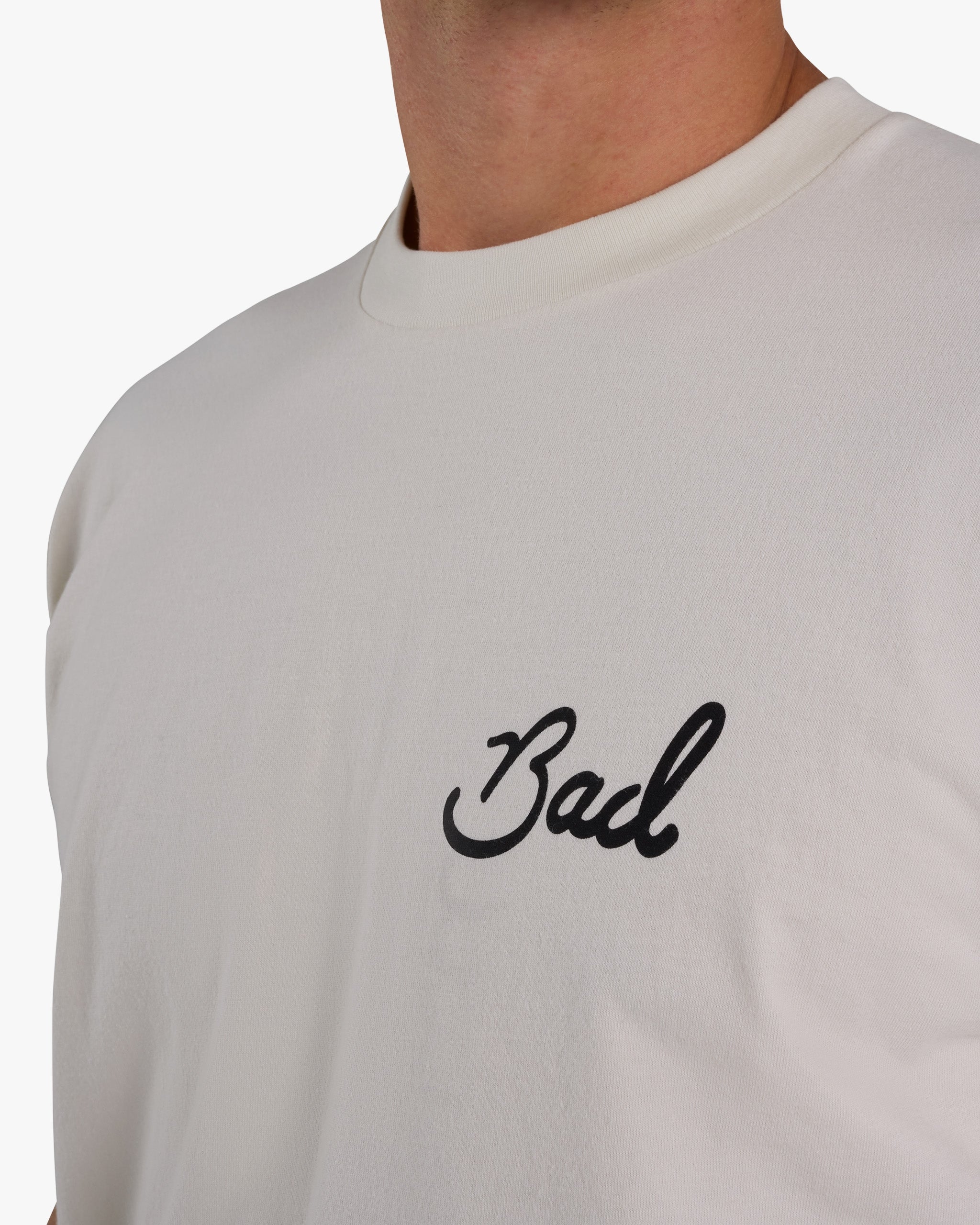 Birdie Tee - White Onyx-T-Shirts - Bad Birdie