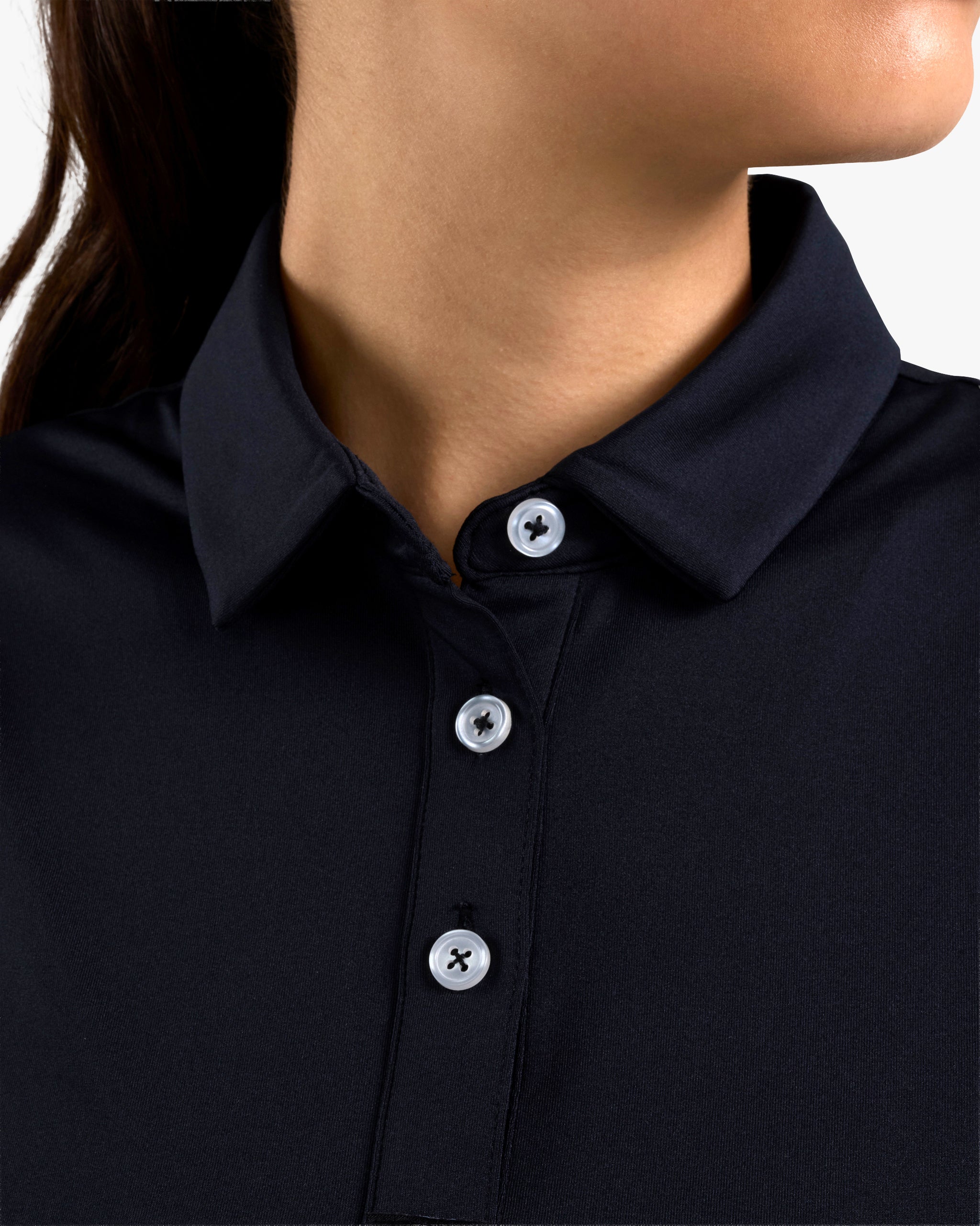 Black Sleeveless-Women's Core Performance Polo - Bad Birdie