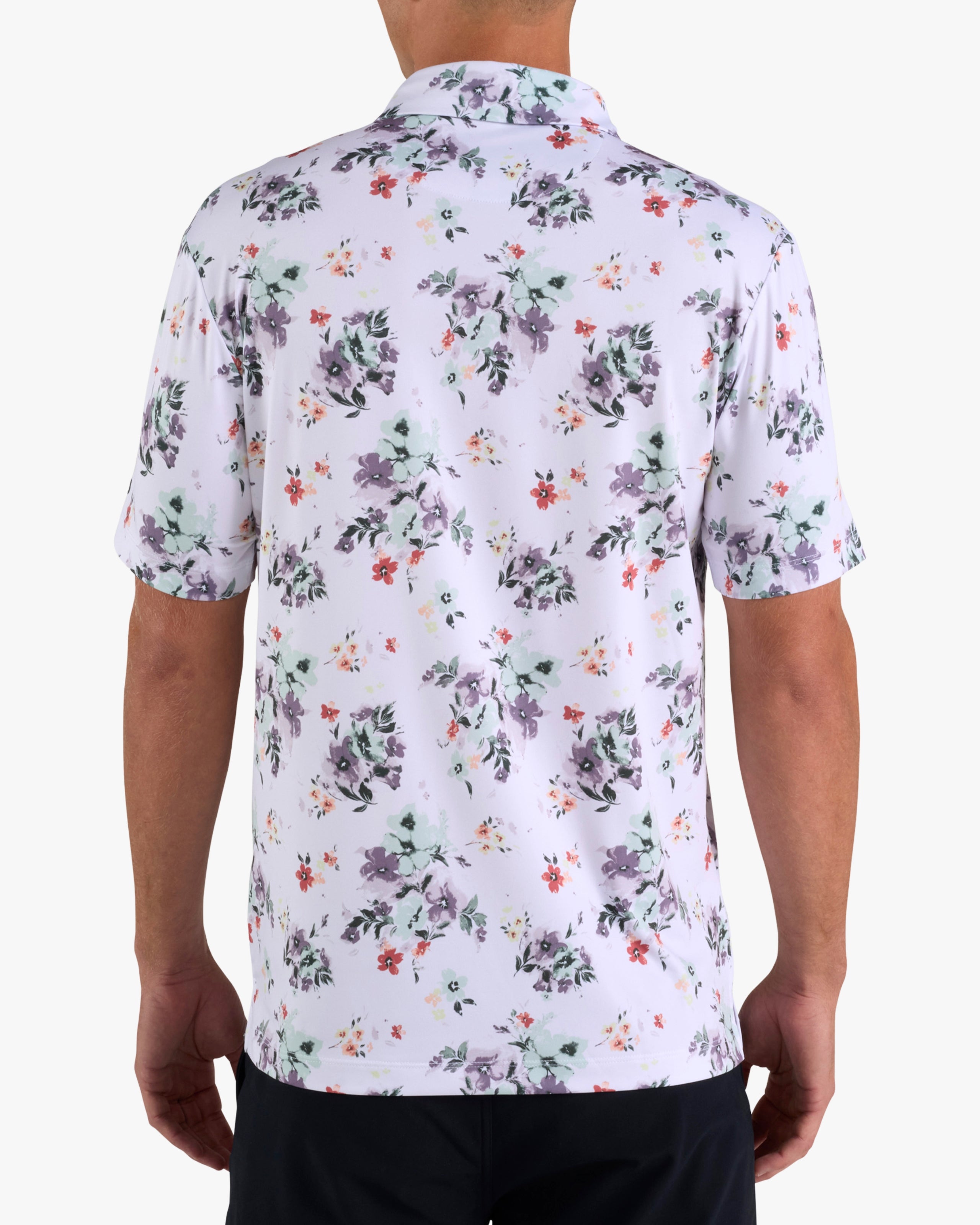 Don't Pick The Flowers-Core Performance Polo - Bad Birdie