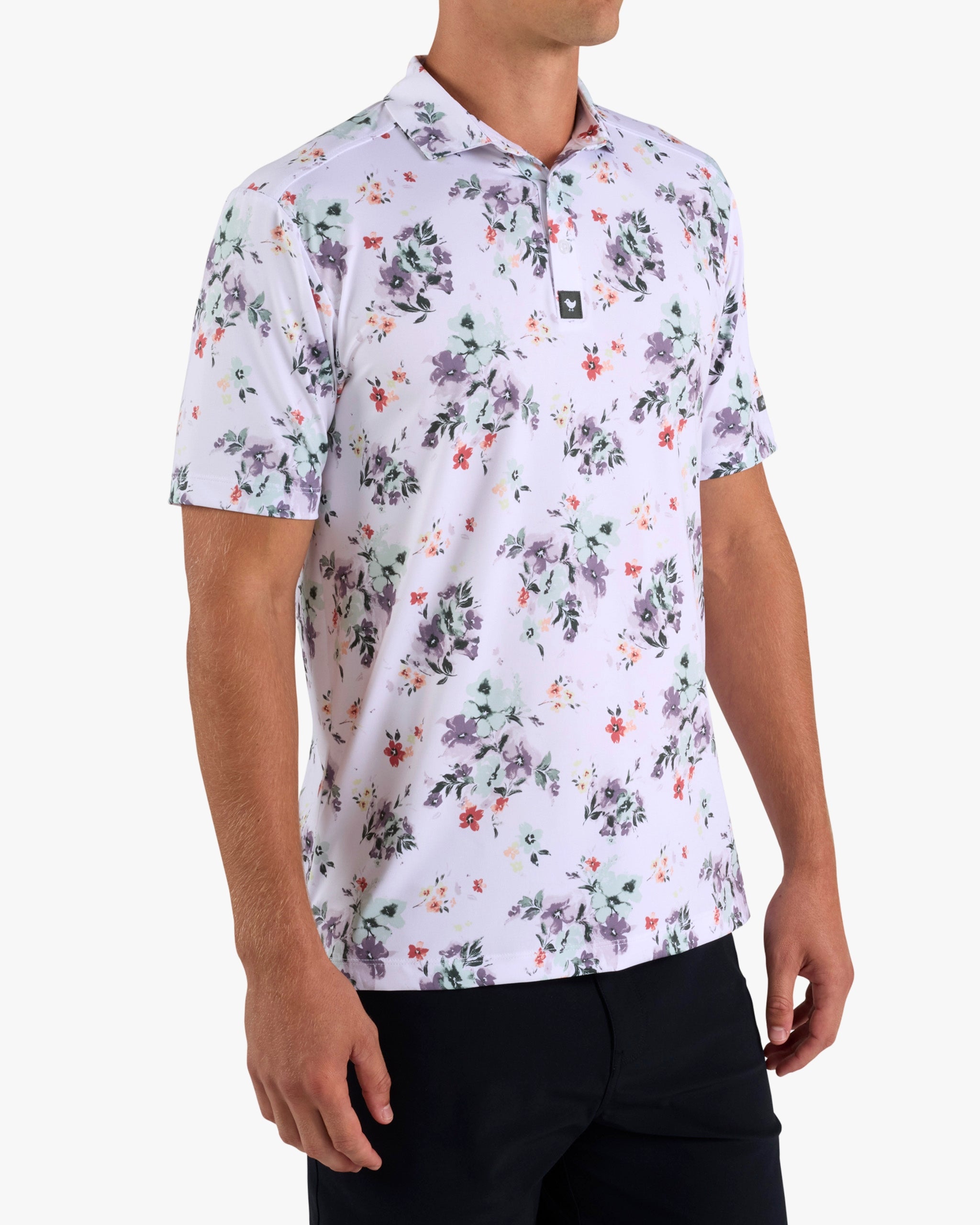 Don't Pick The Flowers-Core Performance Polo - Bad Birdie