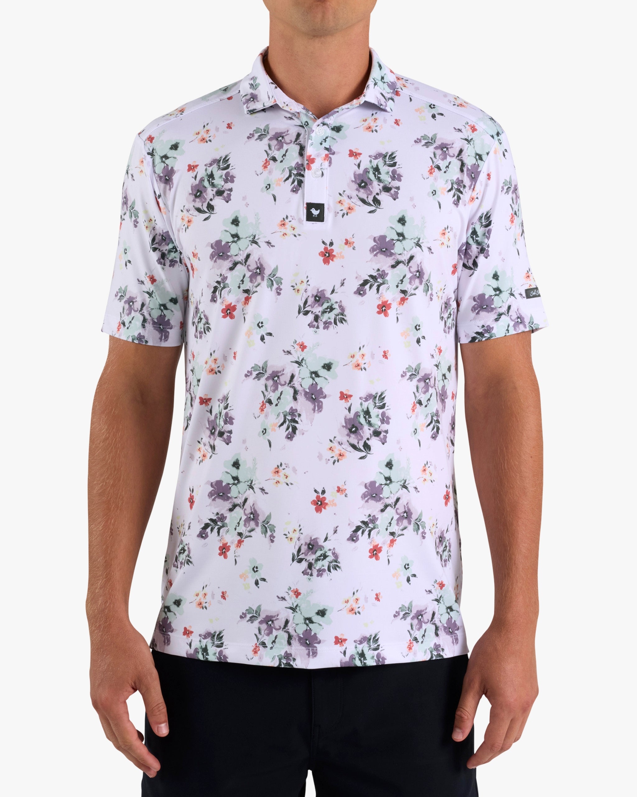 Don't Pick The Flowers-Core Performance Polo - Bad Birdie