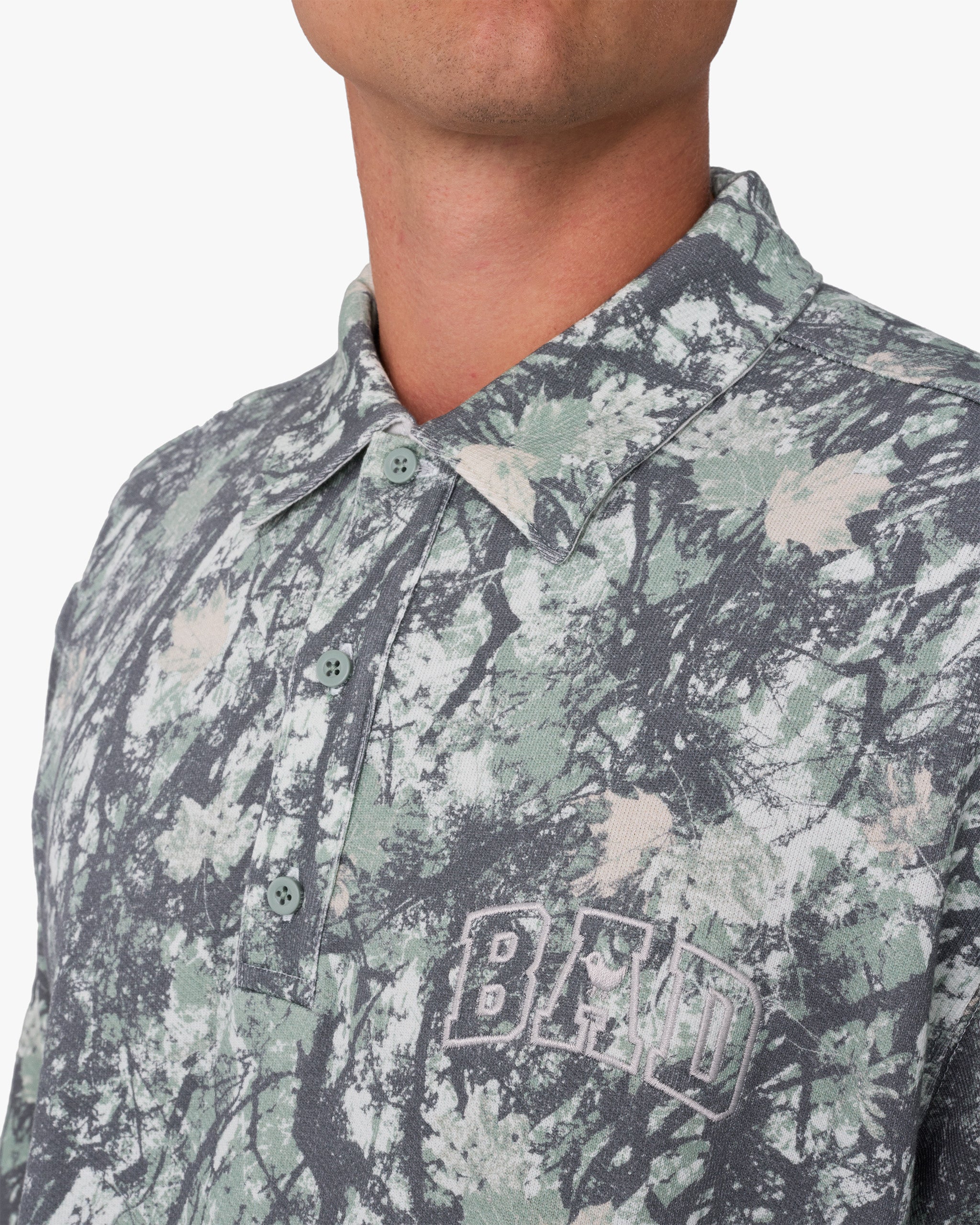 French Terry Polo - Stealth Mode-Polo-Bad Birdie