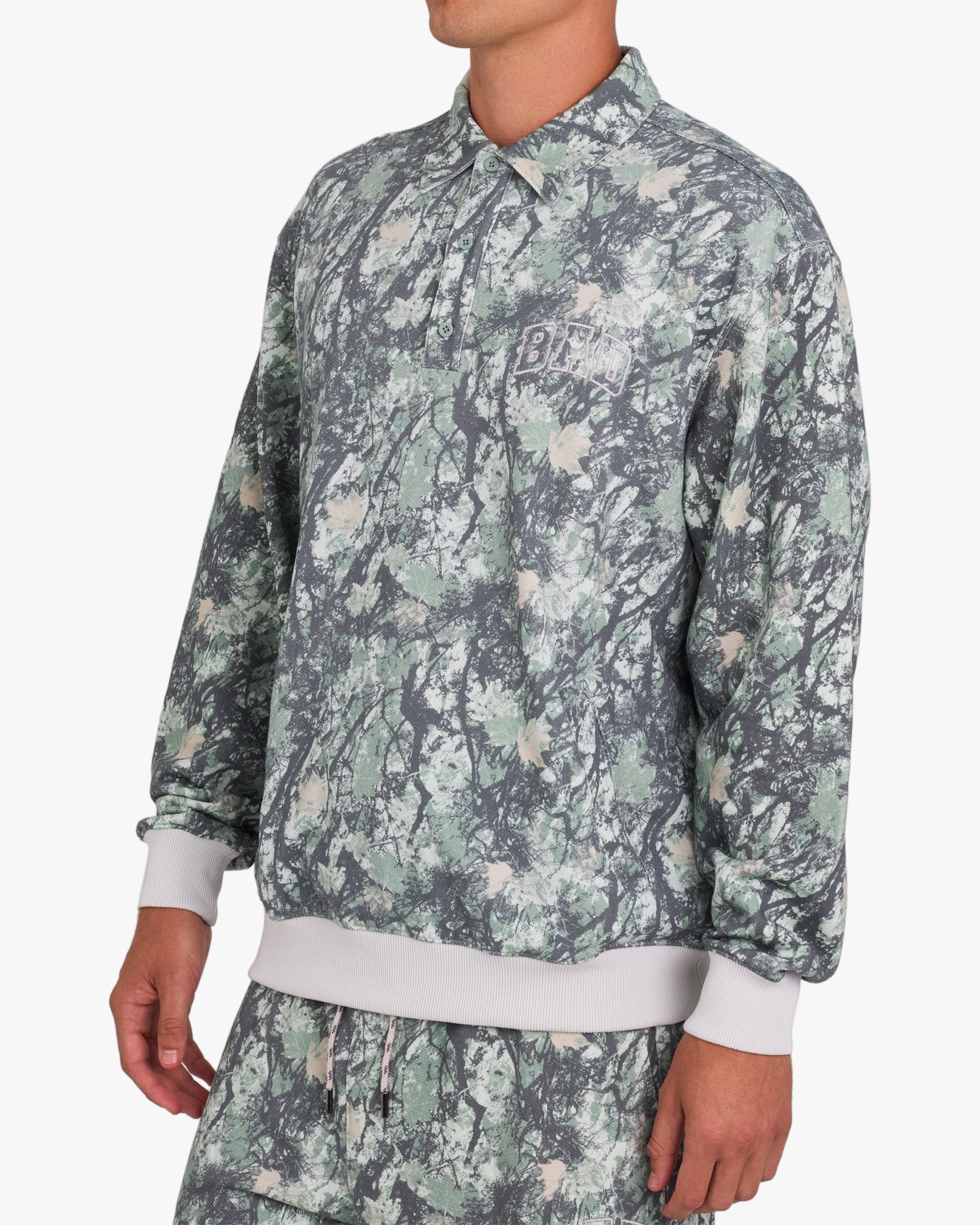 French Terry Polo - Stealth Mode-Polo-Bad Birdie