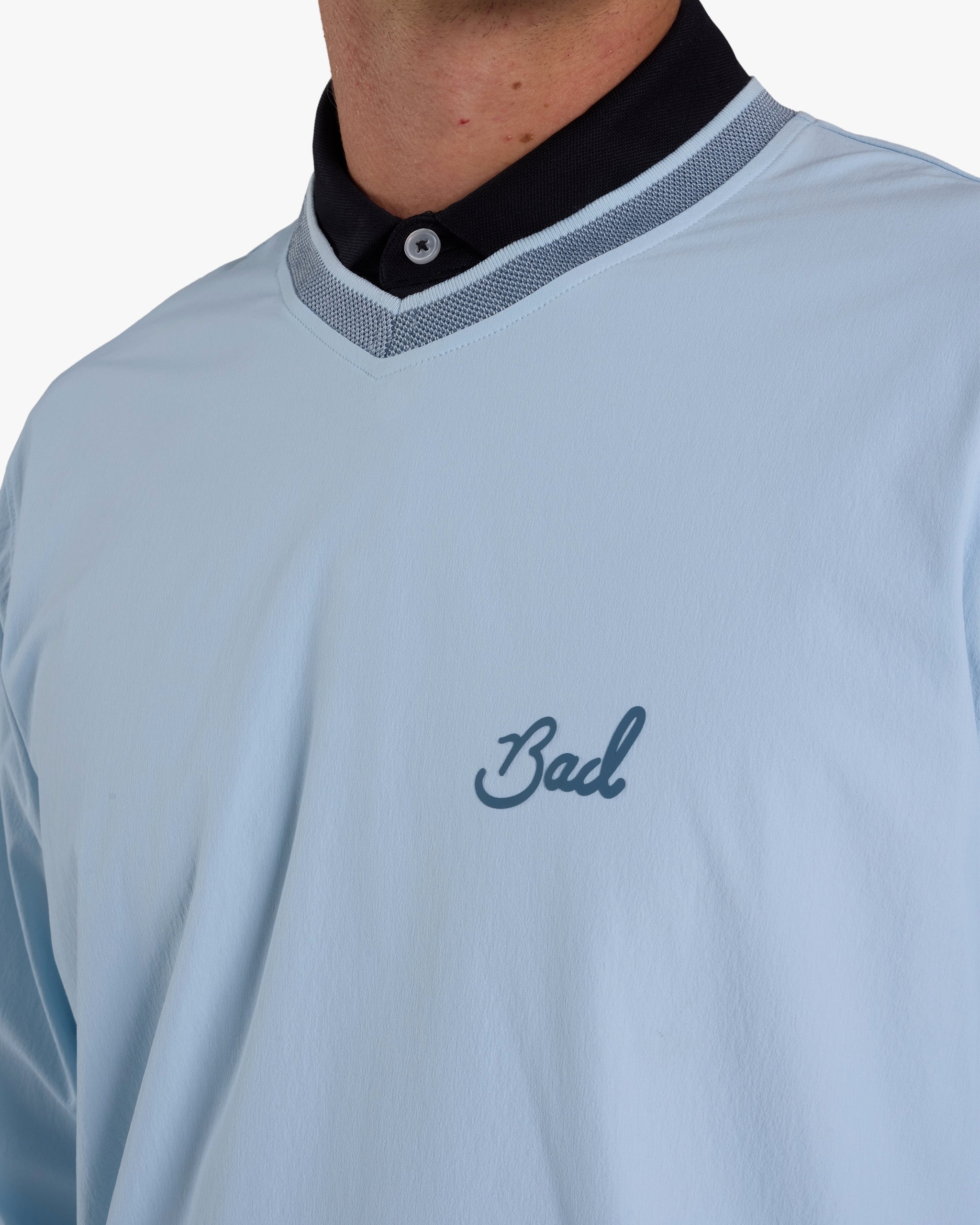 Kinetic Wind Pullover - Baby Blue-Bad Elements - Bad Birdie