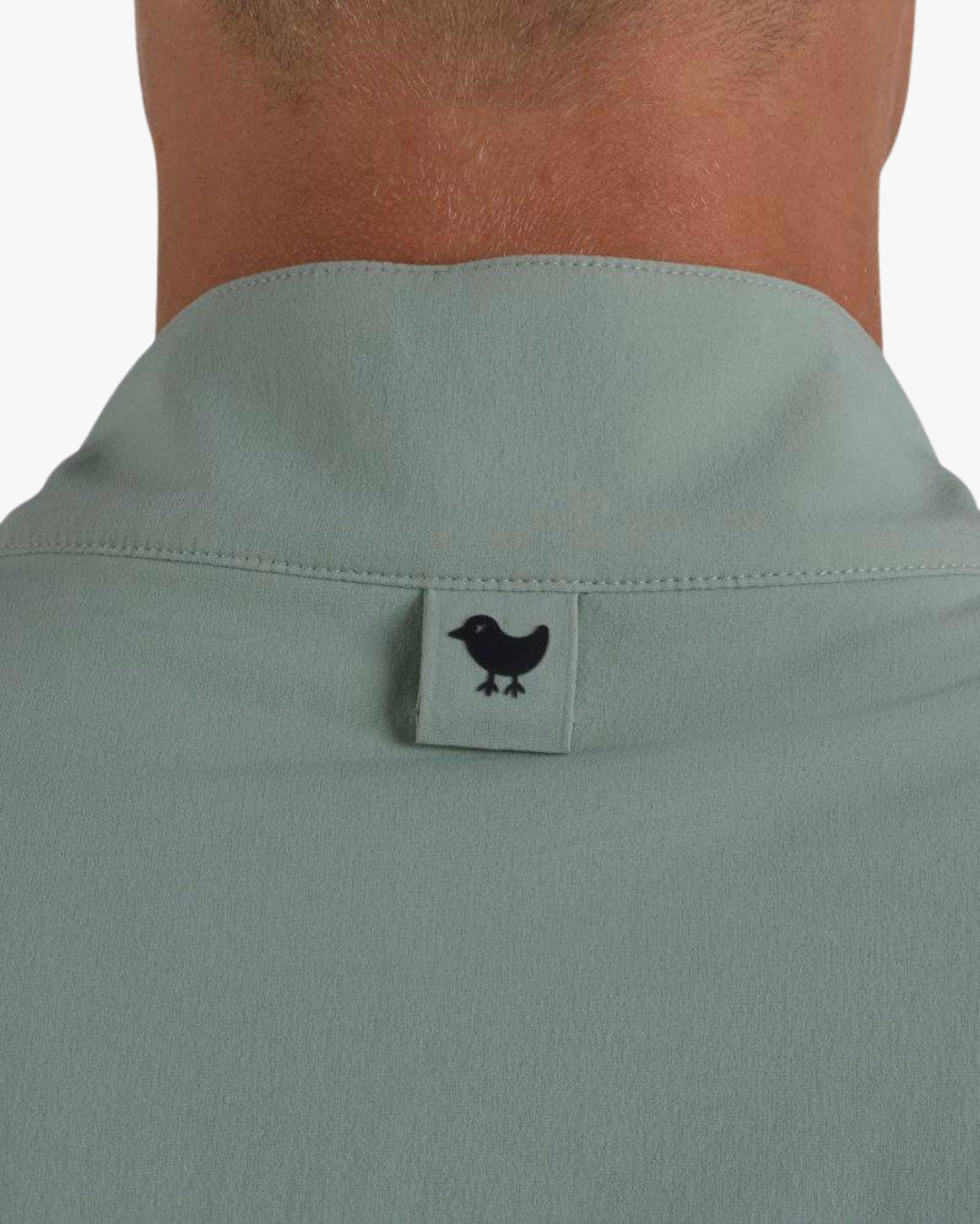 Mechanism Quarterzip - Washed Sage-Mechanism Quarterzip - Bad Birdie