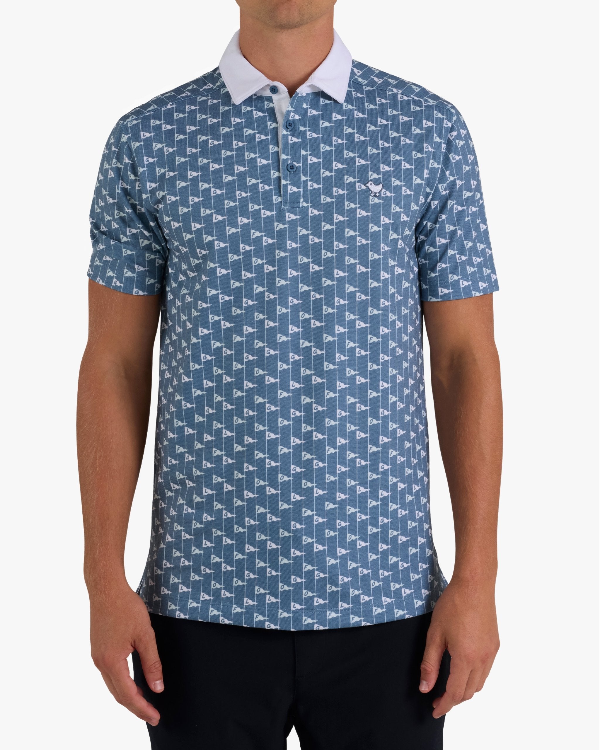 Pique Performance - Let's Flag That-Pique Performance Polo - Bad Birdie
