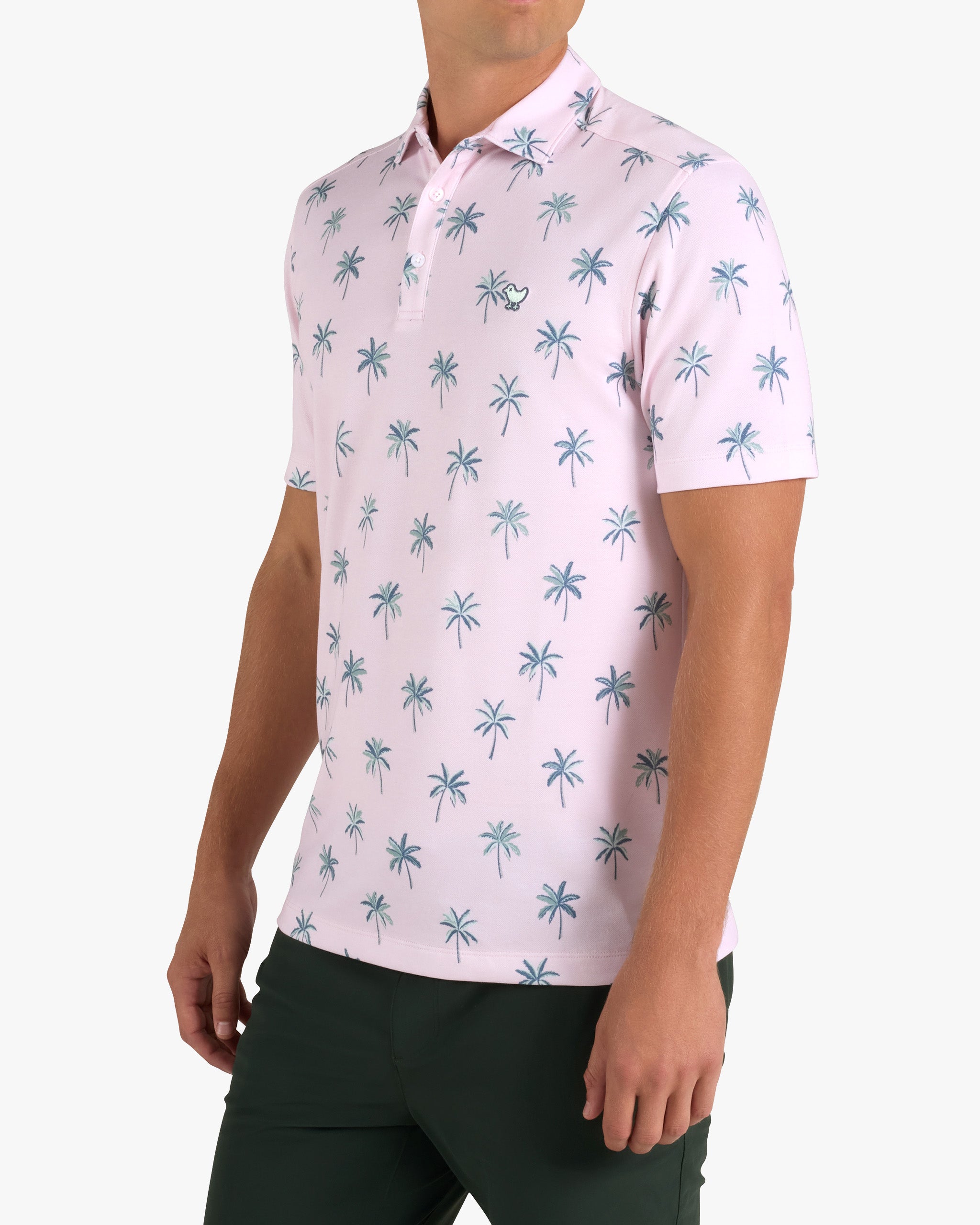Pique Performance - Shake Your Palm Palm-Pique Performance Polo - Bad Birdie