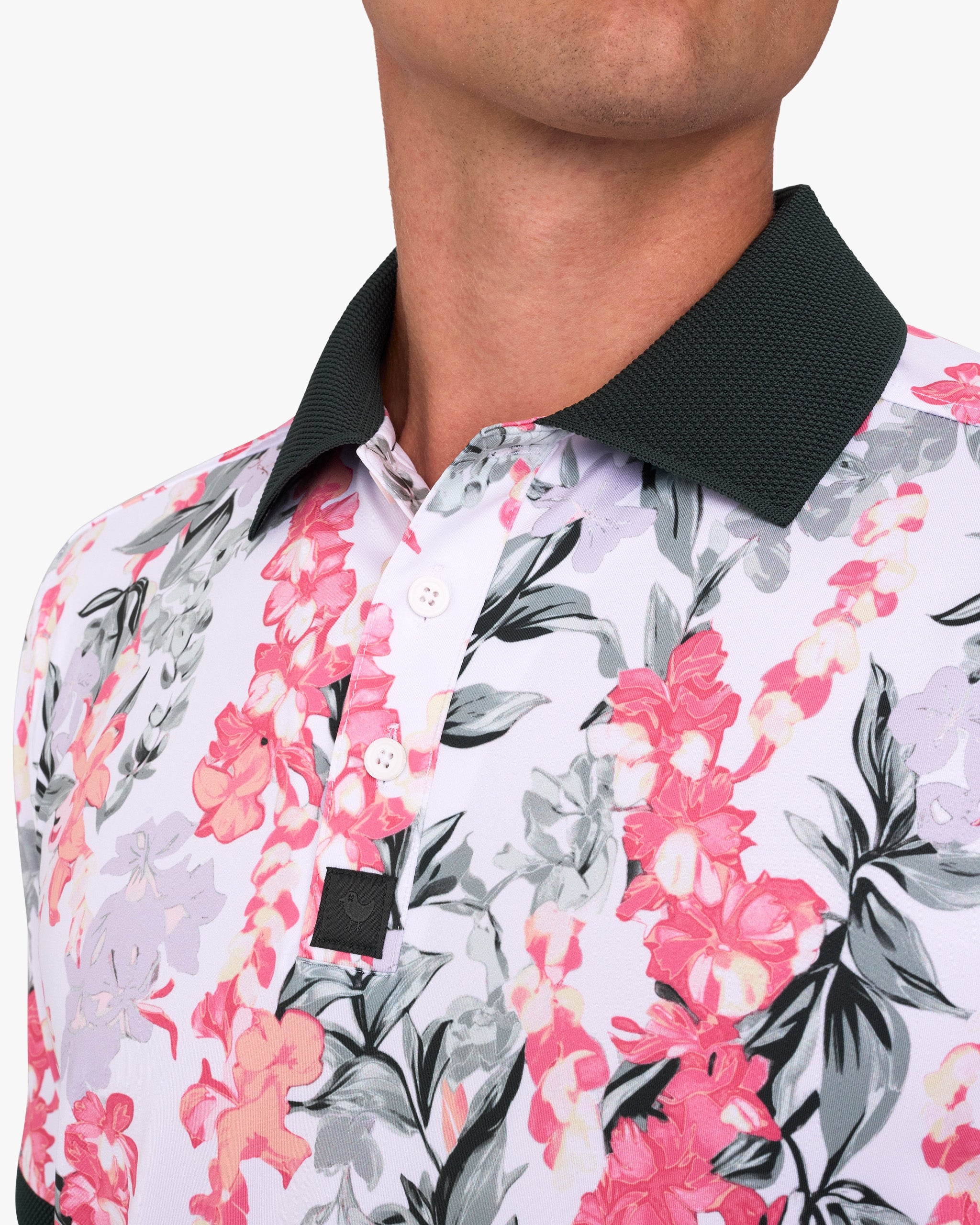 Ridge Performance Polo - Lei'd - Brilliant White-Ridge Performance Polo - Bad Birdie