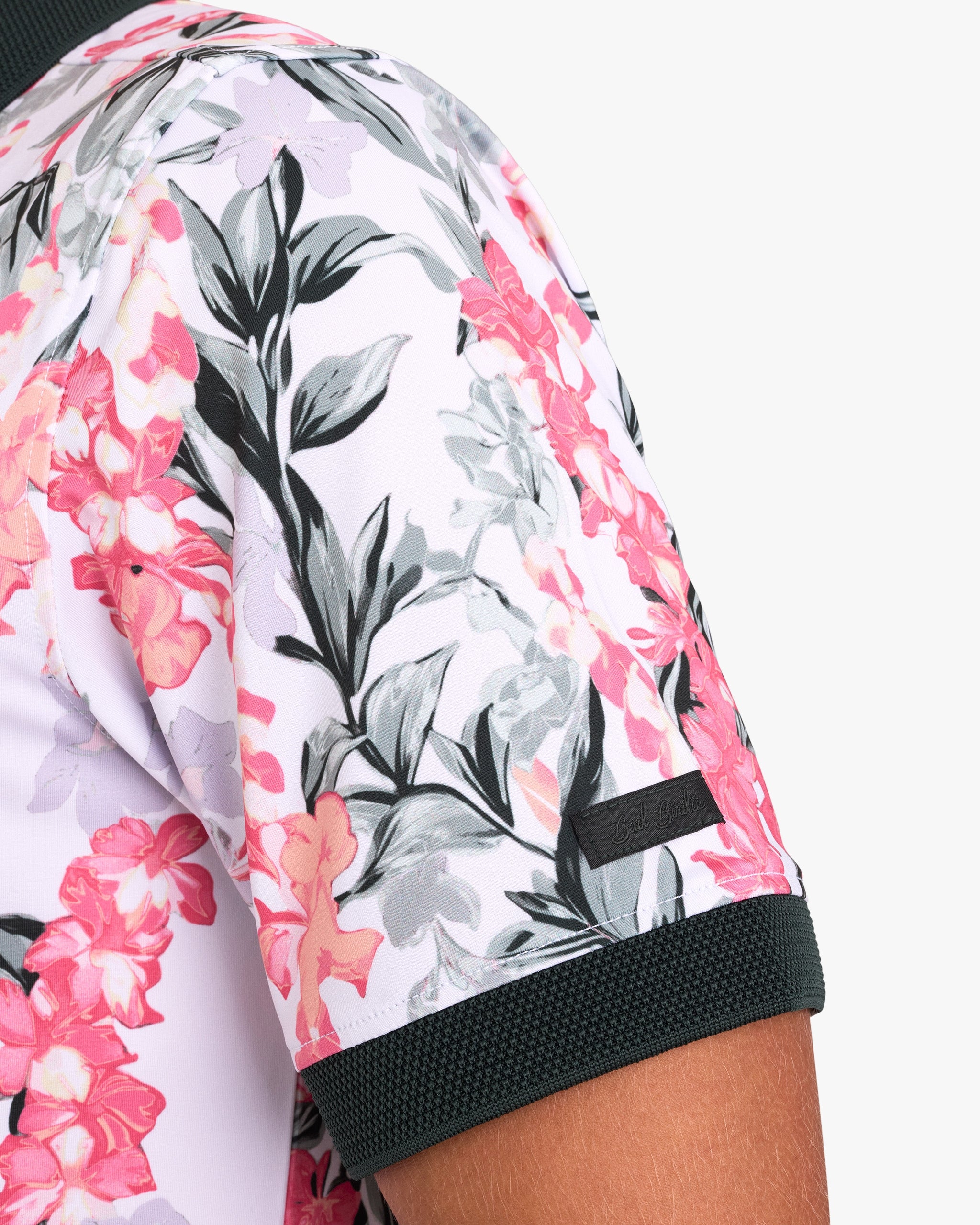 Ridge Performance Polo - Lei'd - Brilliant White-Ridge Performance Polo - Bad Birdie