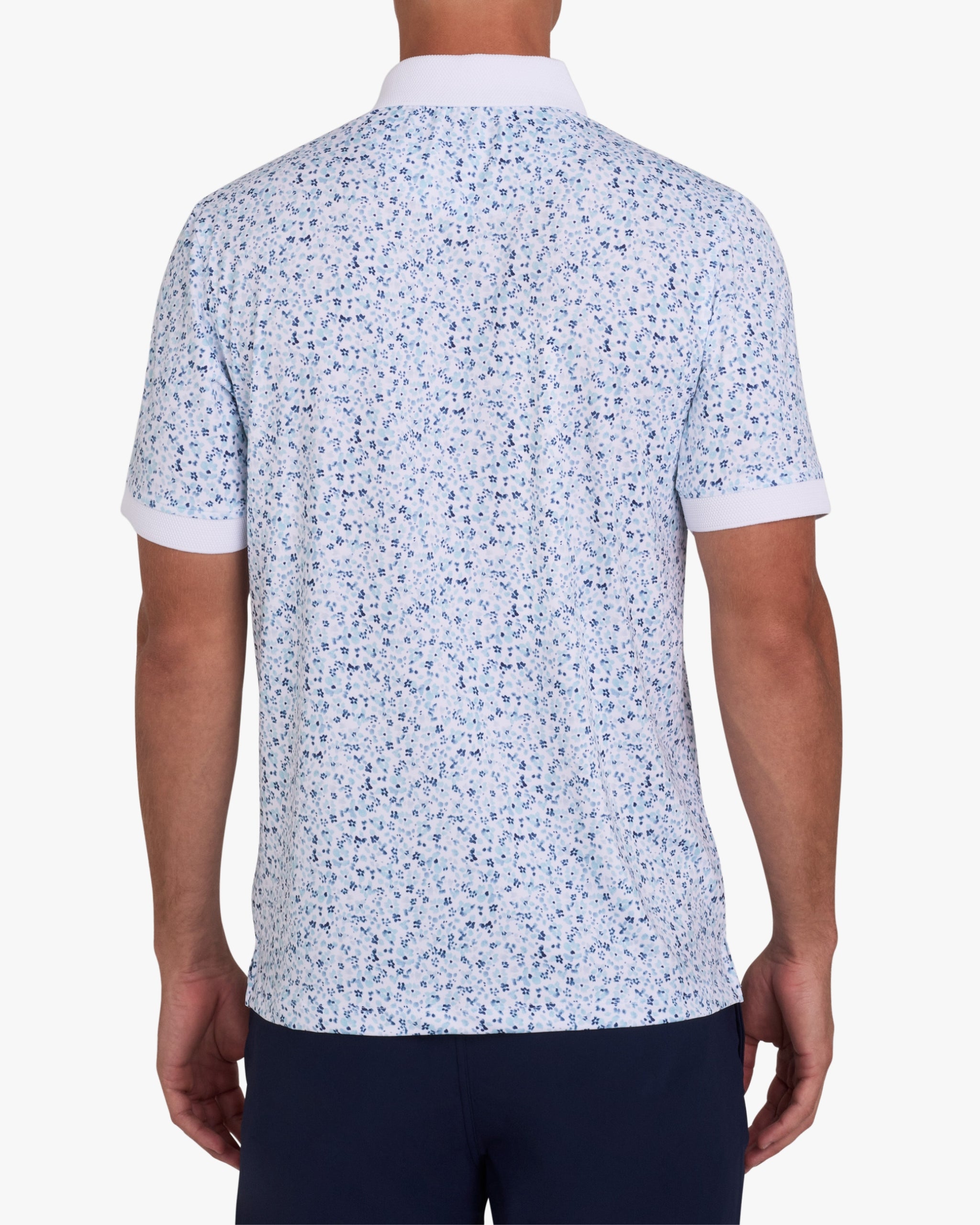 Ridge Performance Polo - Mini Mood - Pale Blue-Ridge Performance Polo - Bad Birdie