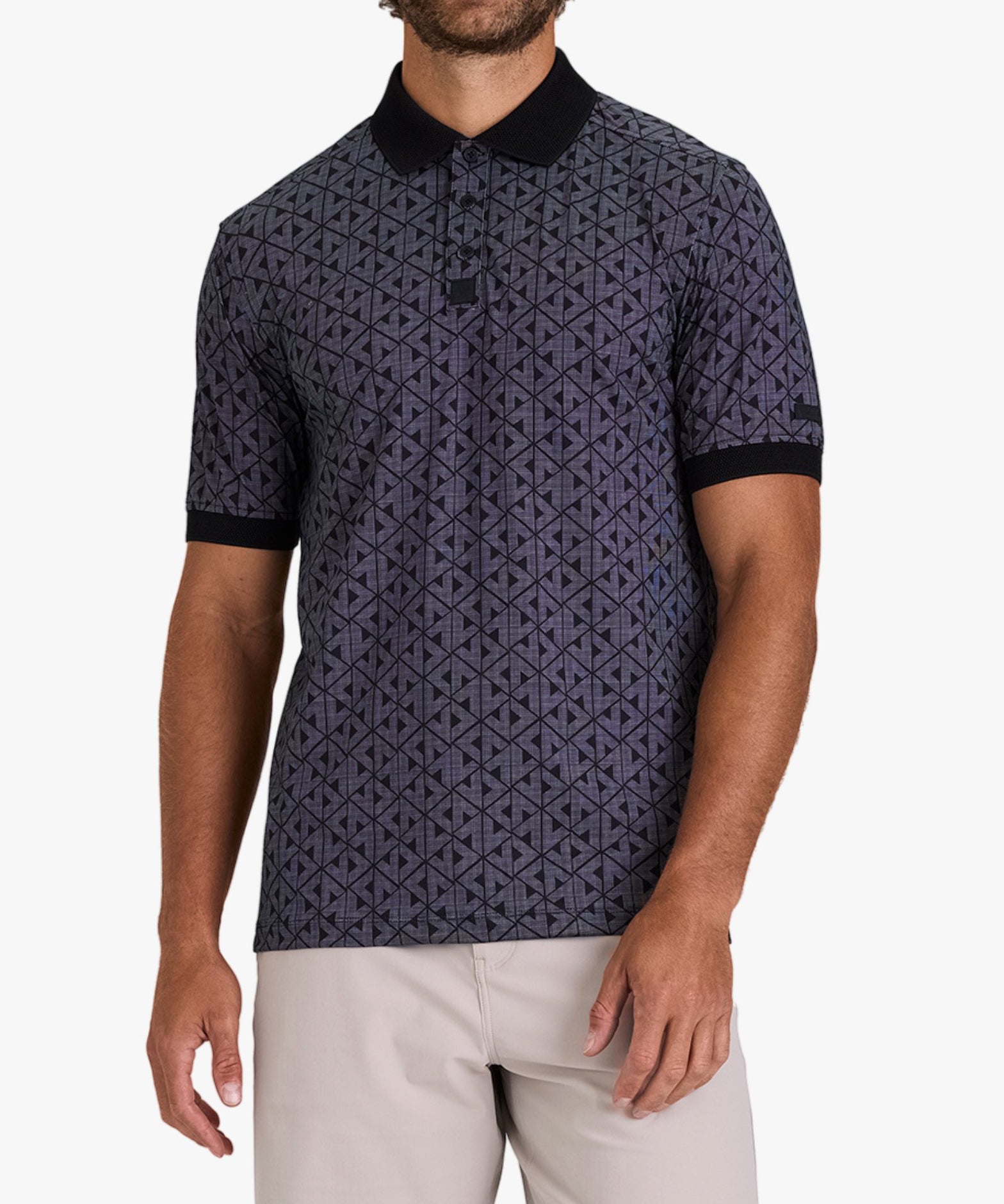 Ridge Performance Polo - Nightcap - Black-Ridge Performance Polo - Bad Birdie