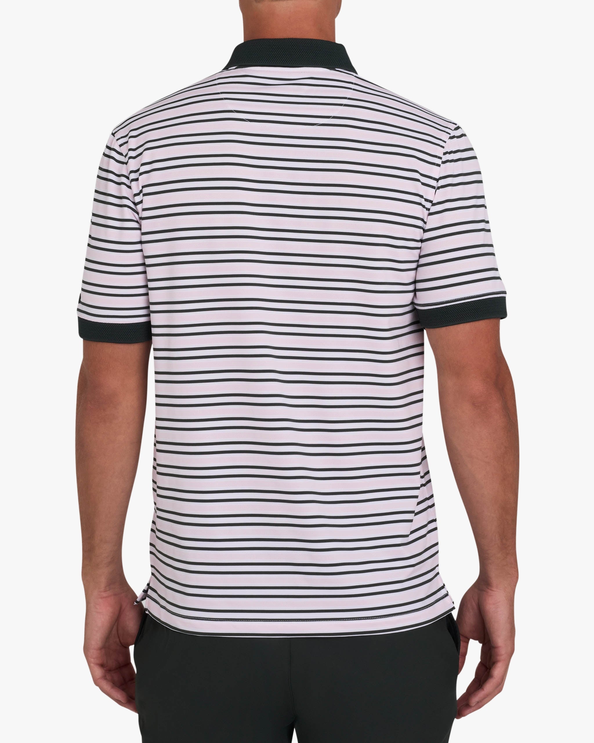 Ridge Performance Polo - Stripe Right Frosty Petal-Ridge Performance Polo - Bad Birdie