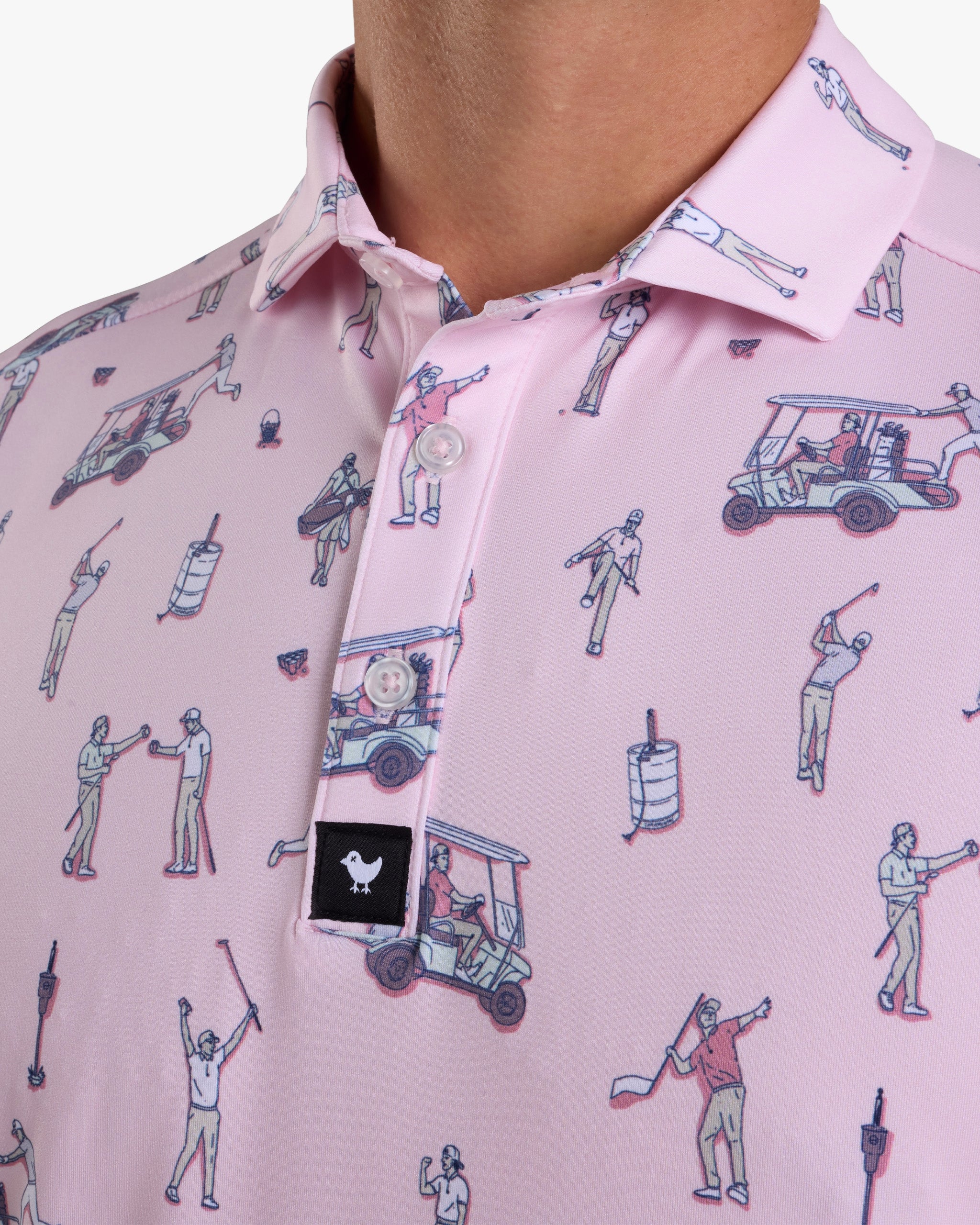 The Boys - Frosty Petal-Core Performance Polo - Bad Birdie