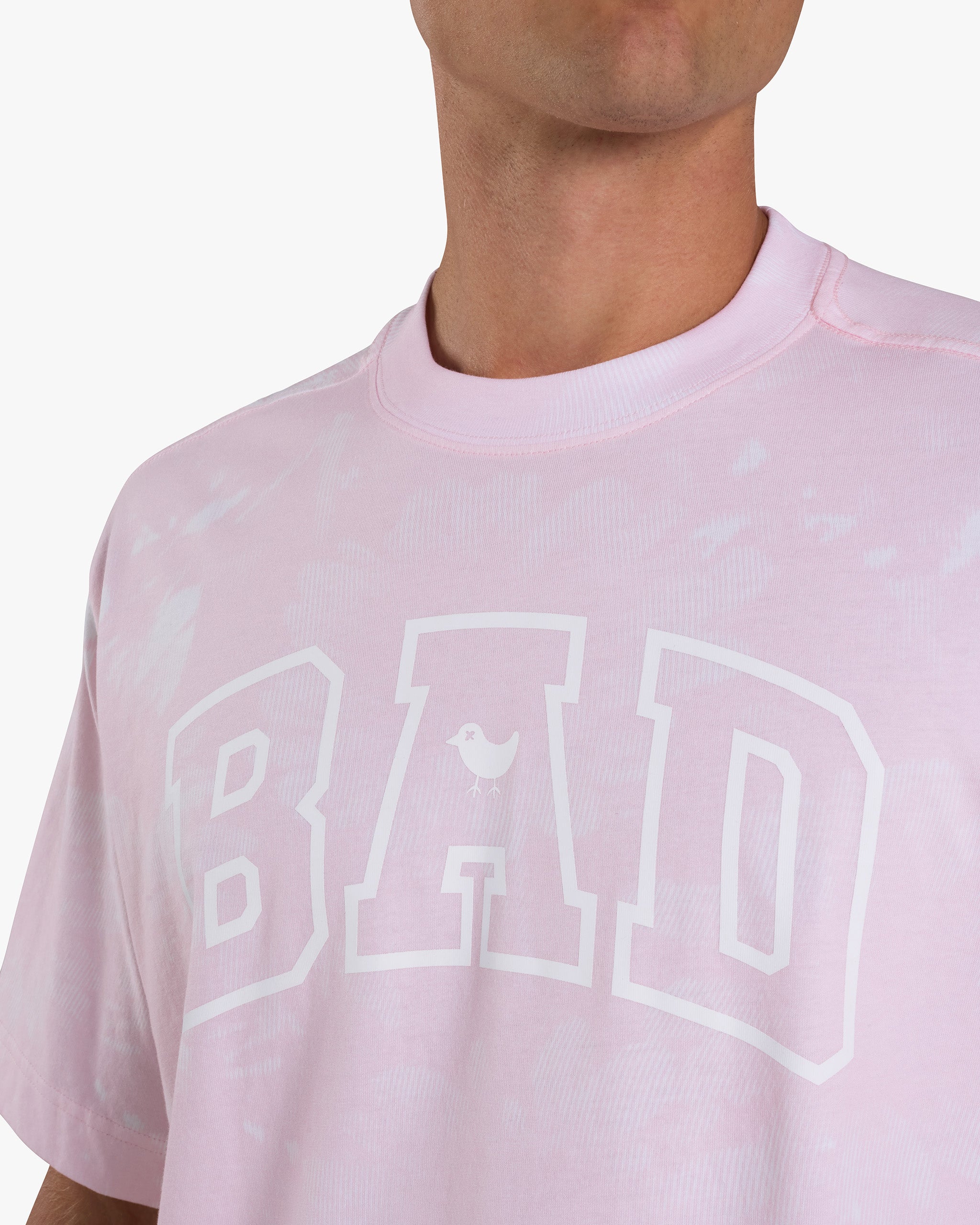 Varsity Bad Graphic Tee - Pointed Flowers-T-Shirt-Bad Birdie