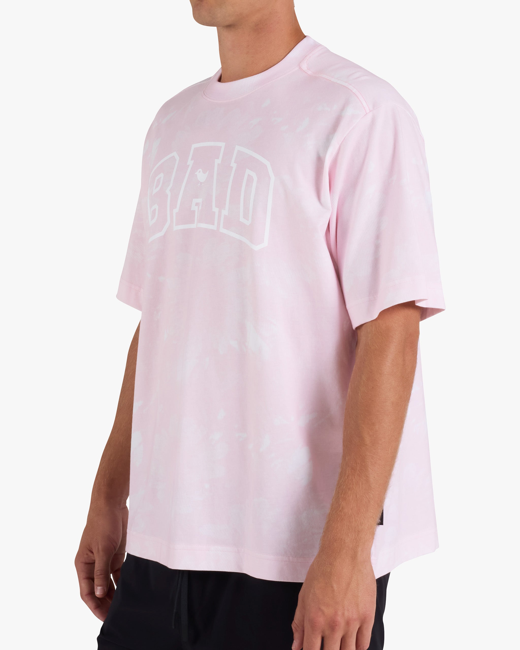 Varsity Bad Graphic Tee - Pointed Flowers-T-Shirt-Bad Birdie