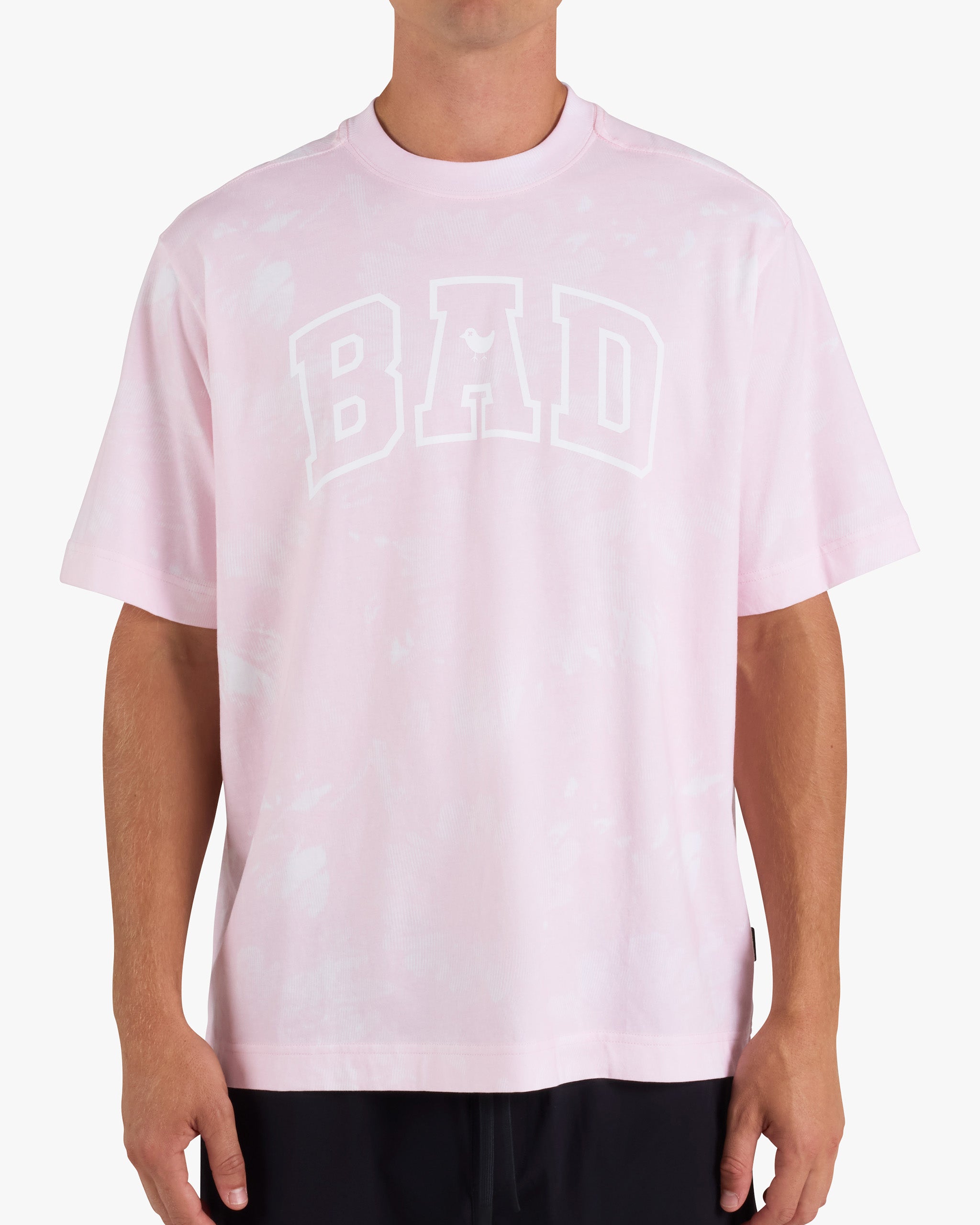 Varsity Bad Graphic Tee - Pointed Flowers-T-Shirt-Bad Birdie