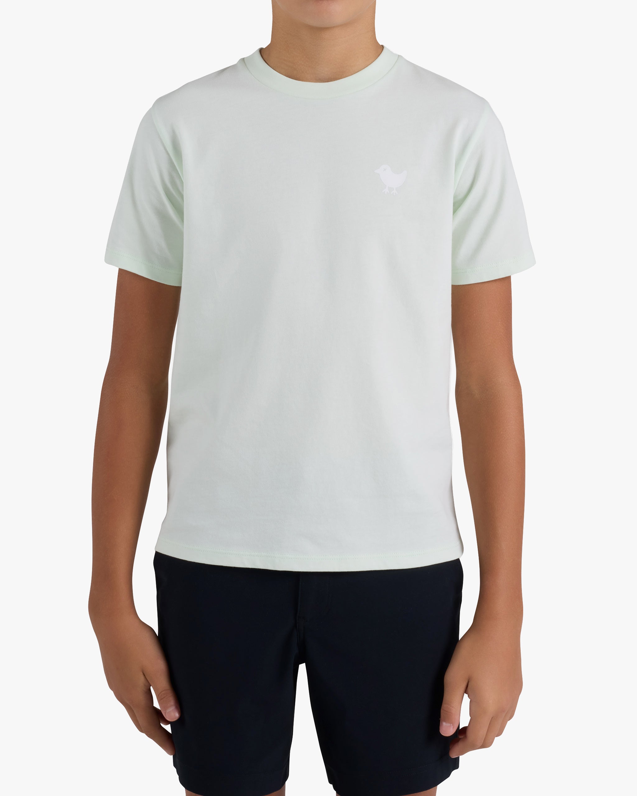 Youth Bad Tee - Pale Blue-Youth T-Shirts - Bad Birdie