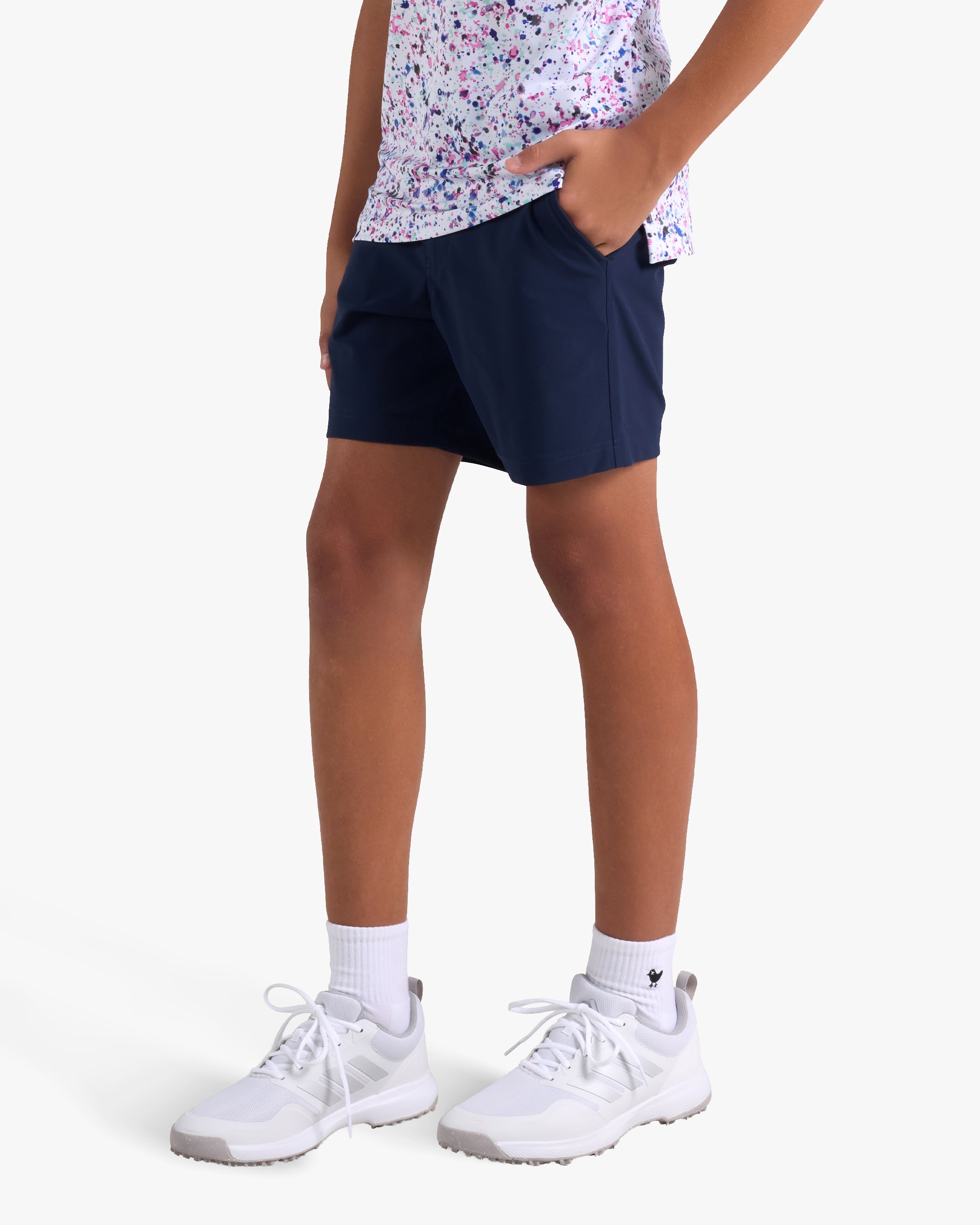 Youth Golf Short - Dark Navy- - Bad Birdie