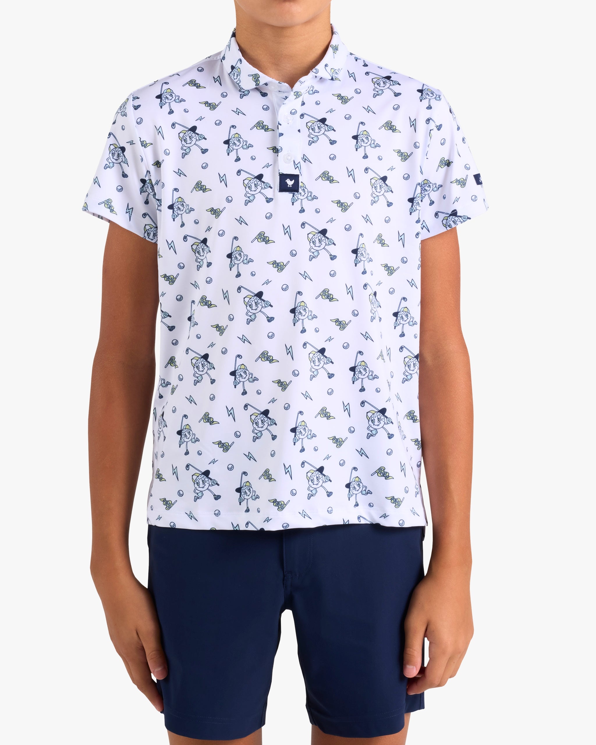 Youth Polo - Tee Zappers-Youth Polo - Bad Birdie