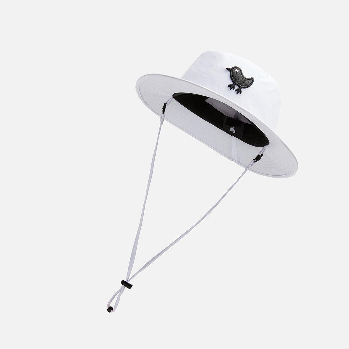 Sun Bucket Hat White – Bad Birdie