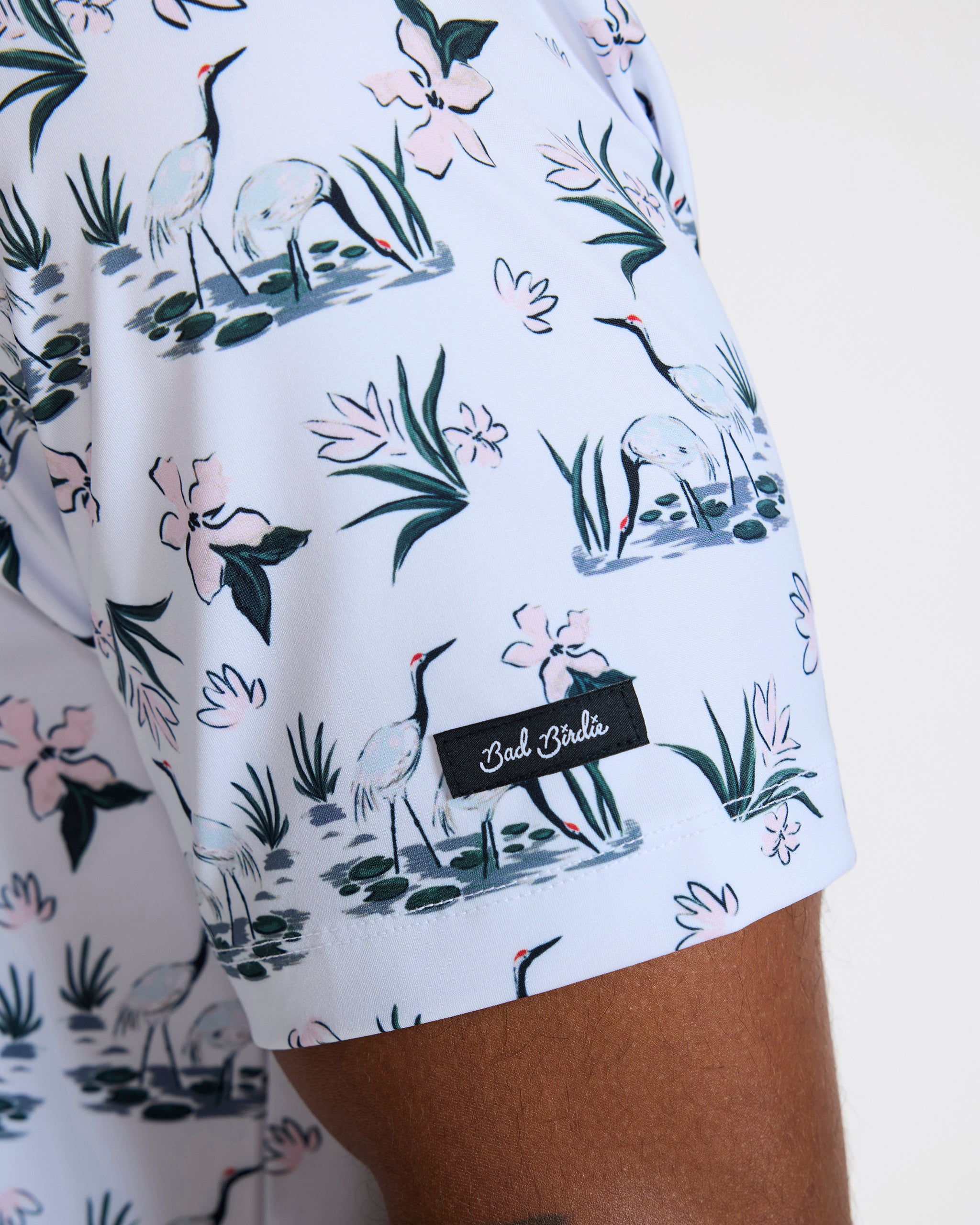 Stork Side Story-Men's Polo-Bad Birdie