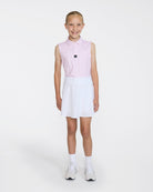 Youth Polo - Salt Shaker - Pink Sleeveless-Youth Polo-Bad Birdie