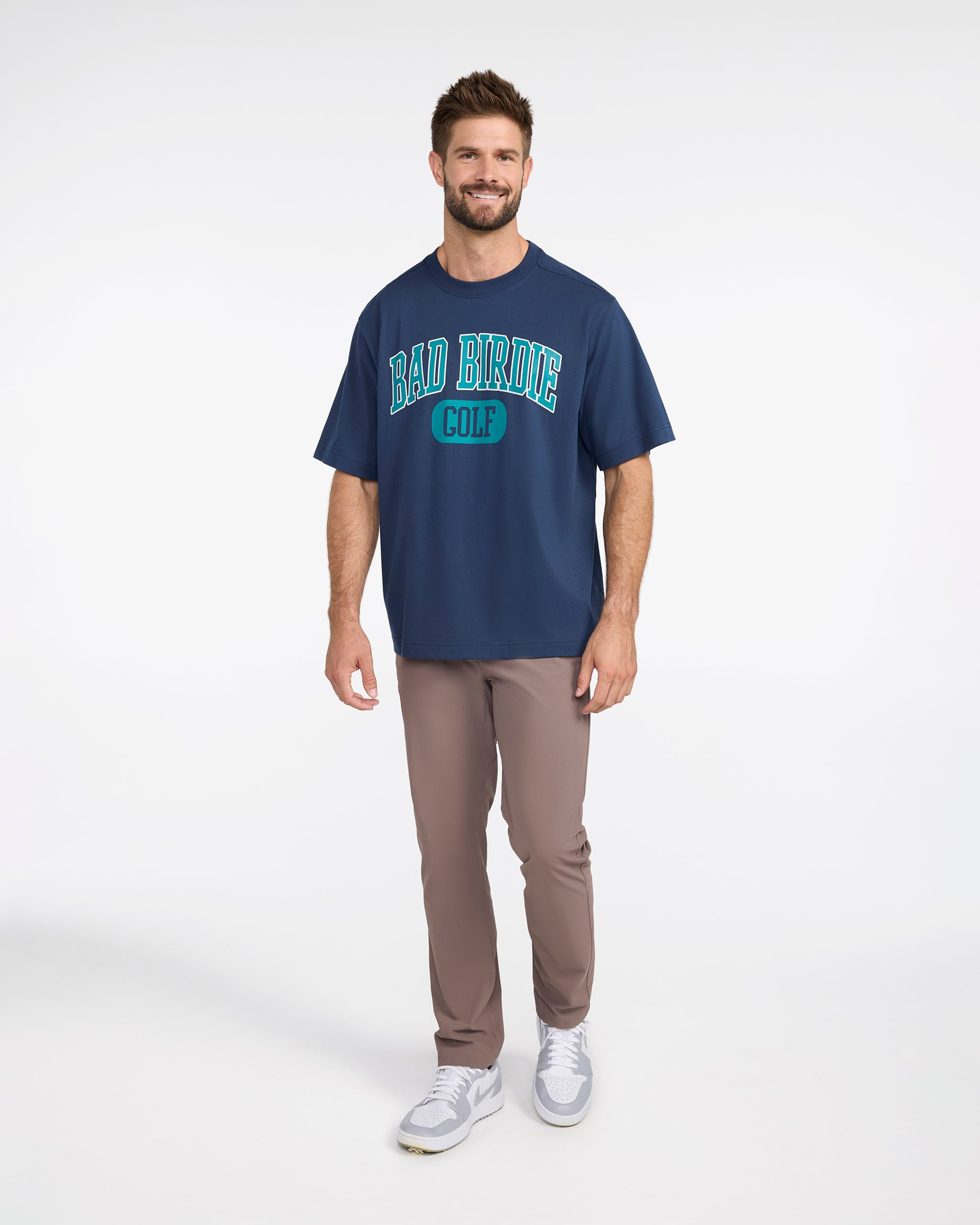 Boxy Graphic Tee - Dark Navy – Bad Birdie