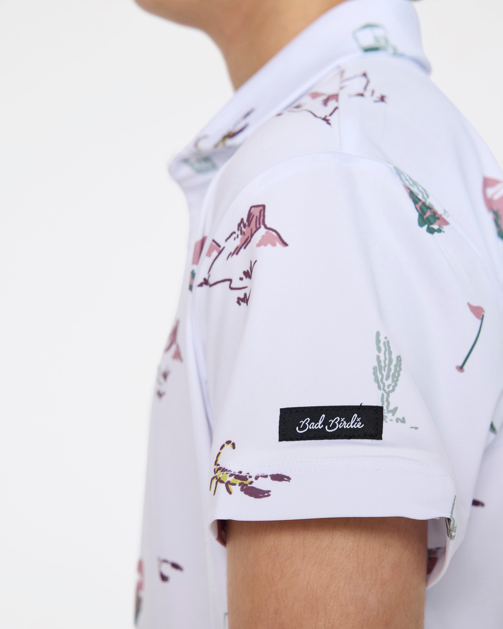 Youth Polo - Desert Baddies - Brilliant White-Polo-Bad Birdie