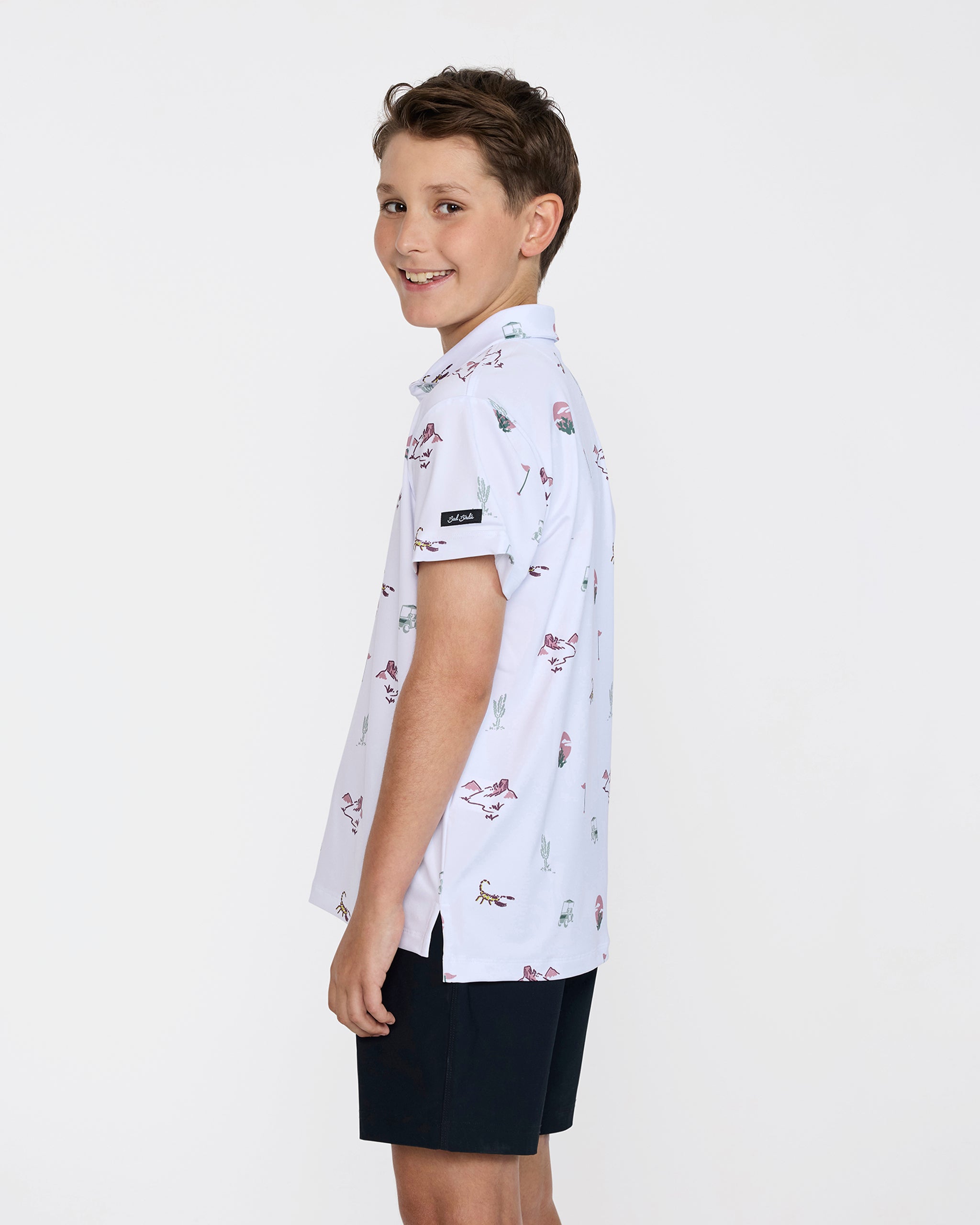 Youth Polo - Desert Baddies - Brilliant White-Polo-Bad Birdie