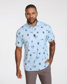 Desert Baddies - Baby Blue-Men's Polo-Bad Birdie