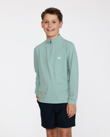 Velocity Quarterzip Washed Sage