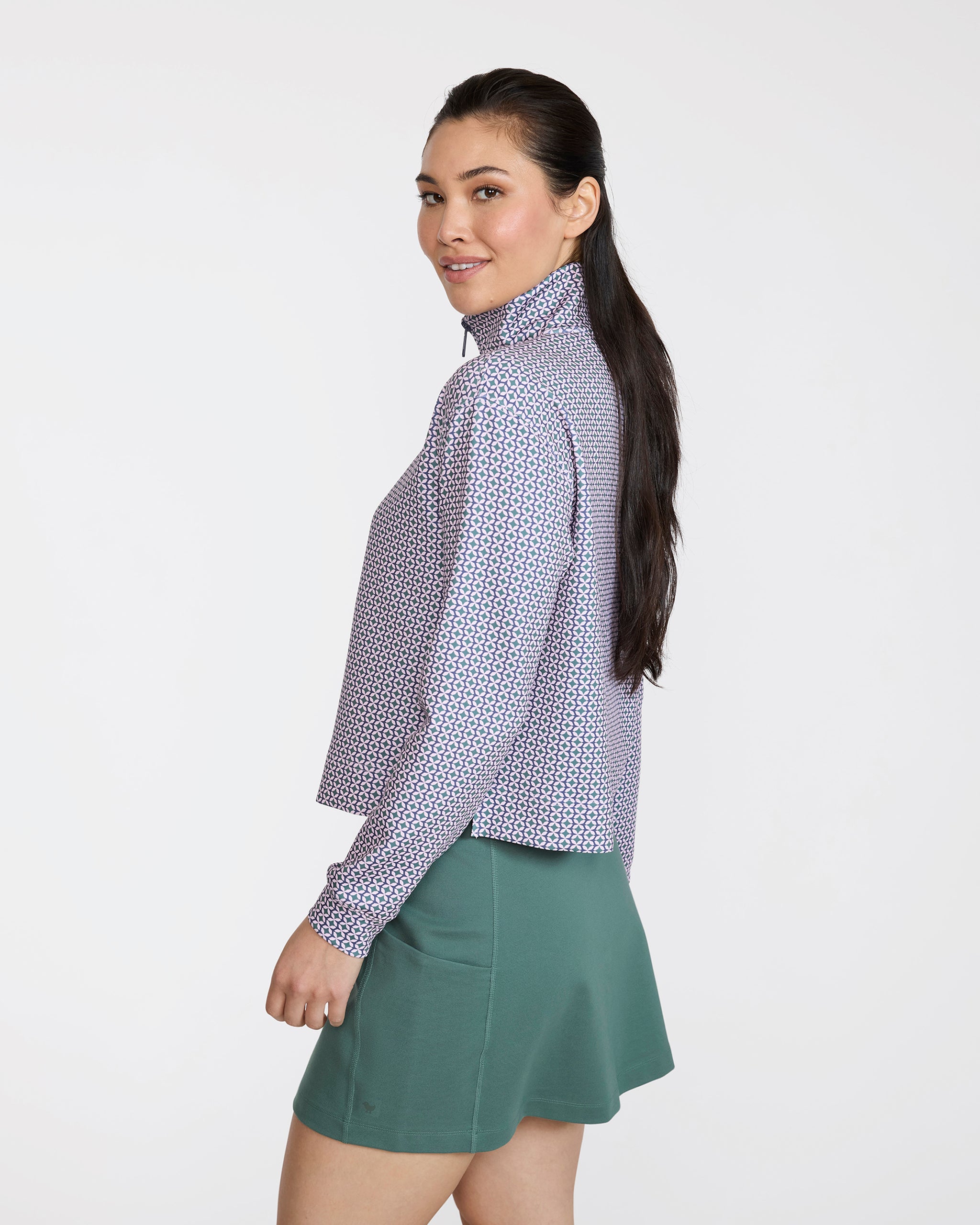 At Ease Quarterzip - In The Loop-Women's Quarterzip-Bad Birdie