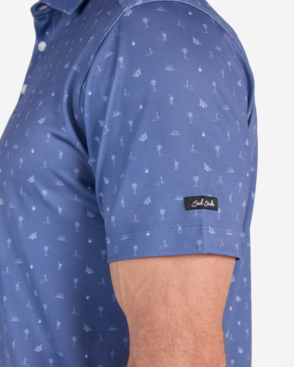 100 Palms-Men's Polo-Bad Birdie