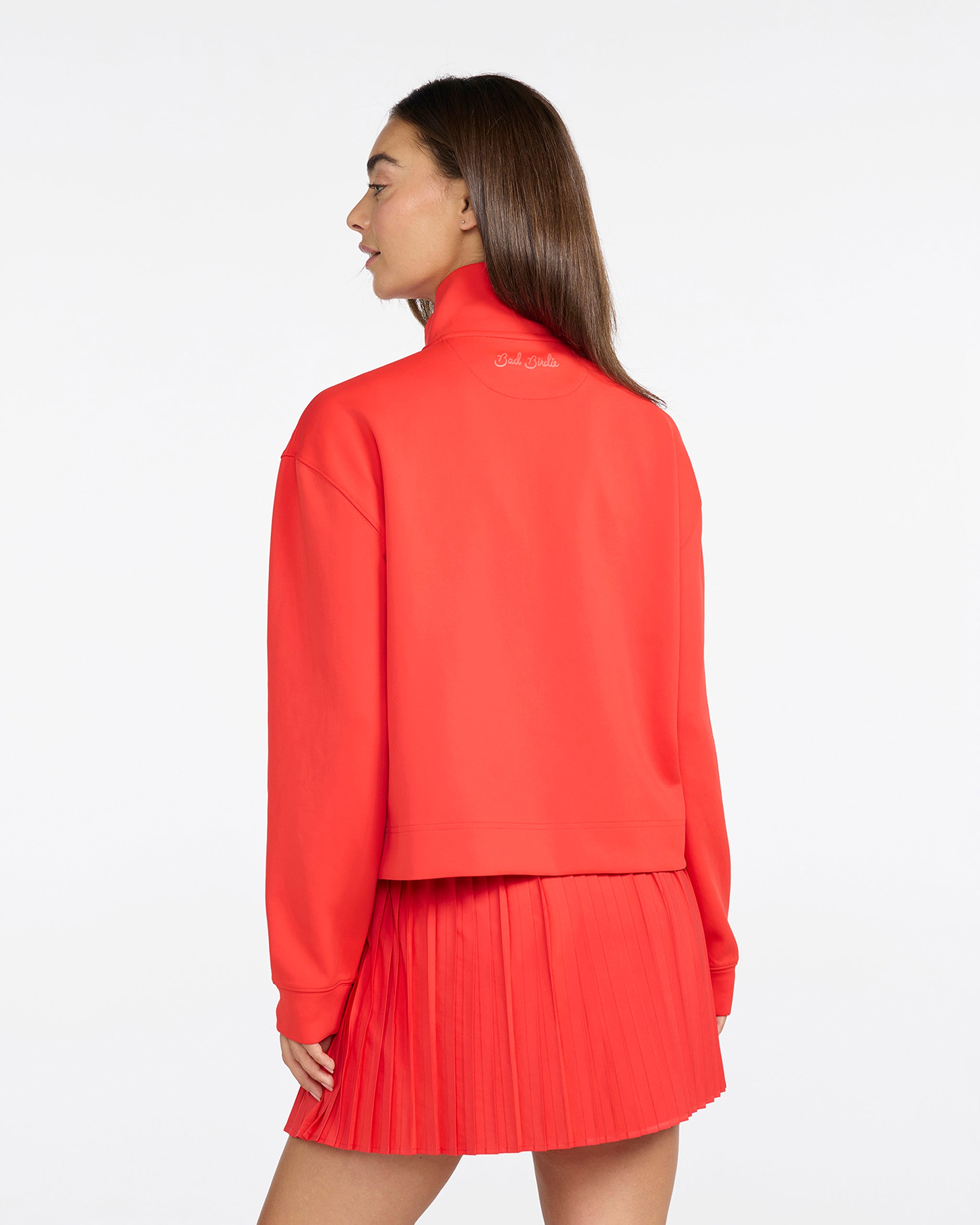 At Ease Quarterzip - Poppy – Bad Birdie