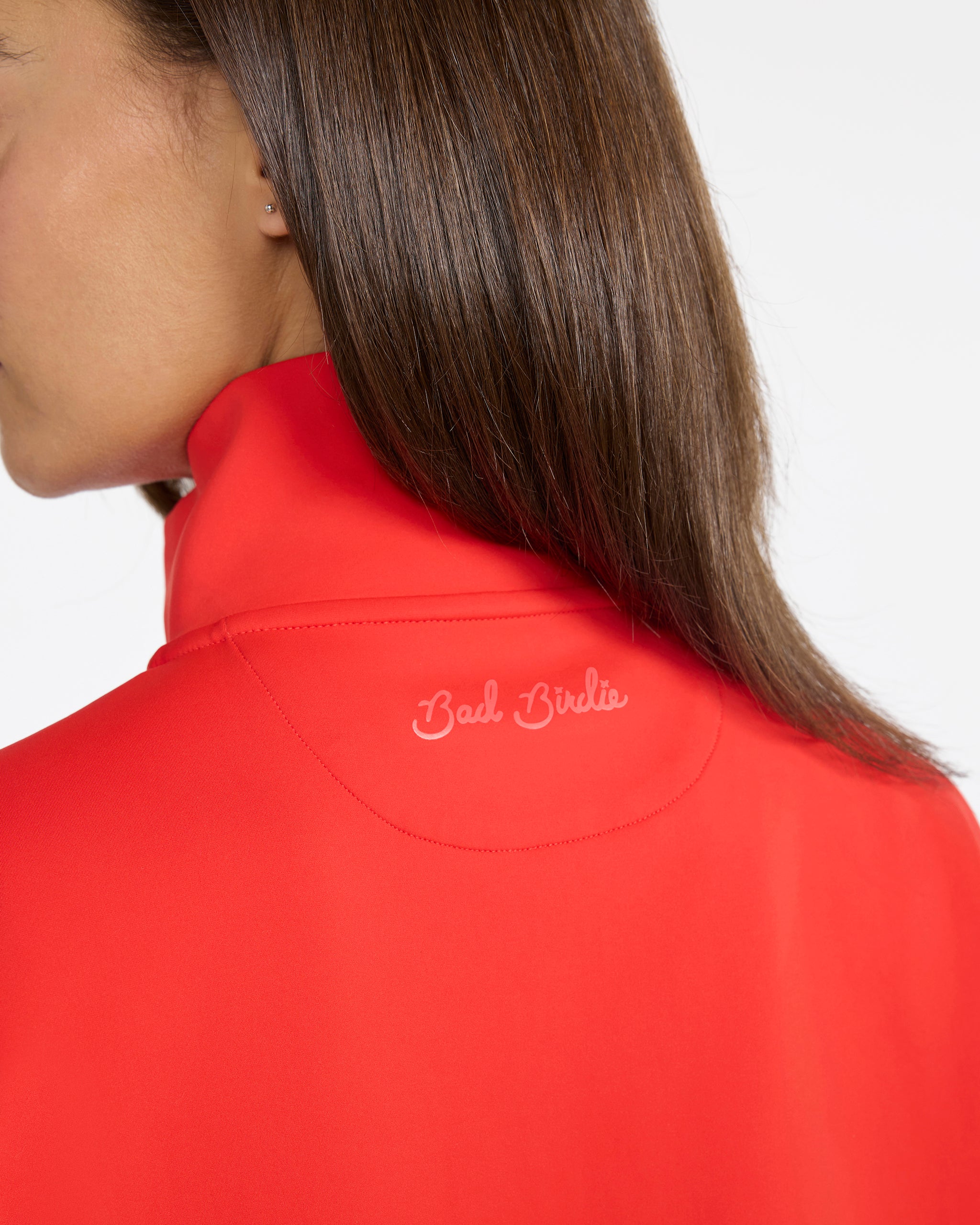 At Ease Quarterzip - Poppy – Bad Birdie