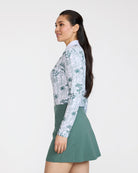 Cactus Jungle Long Sleeve-Women's Polo-Bad Birdie