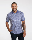 Ridge Performance Polo - Flower Moves Only-Men's Polo-Bad Birdie