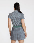 Ditsy Down - Dark Forest-Women's Polo-Bad Birdie