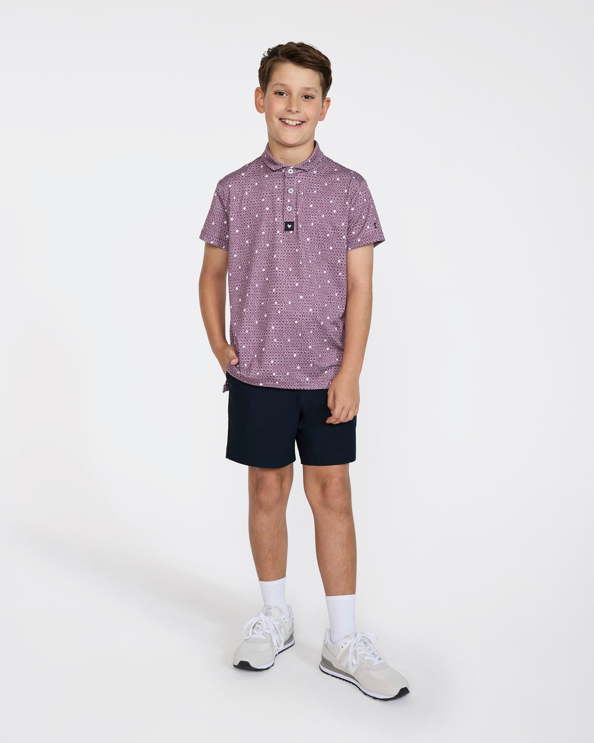 Youth Polo - Block Party - Plum Wine-Youth Polo-Bad Birdie
