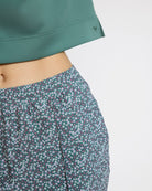 Players Pant - Ditsy Down - Dark Forest-Women's Pants-Bad Birdie