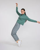 At Ease Quarterzip - Dark Forest-Women's Quarterzip-Bad Birdie