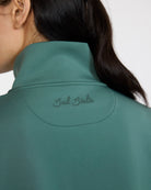 At Ease Quarterzip - Dark Forest-Women's Quarterzip-Bad Birdie