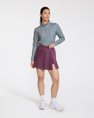Velocity Quarterzip - Ditsy Down - Dark Forest-Women's Quarterzip-Bad Birdie