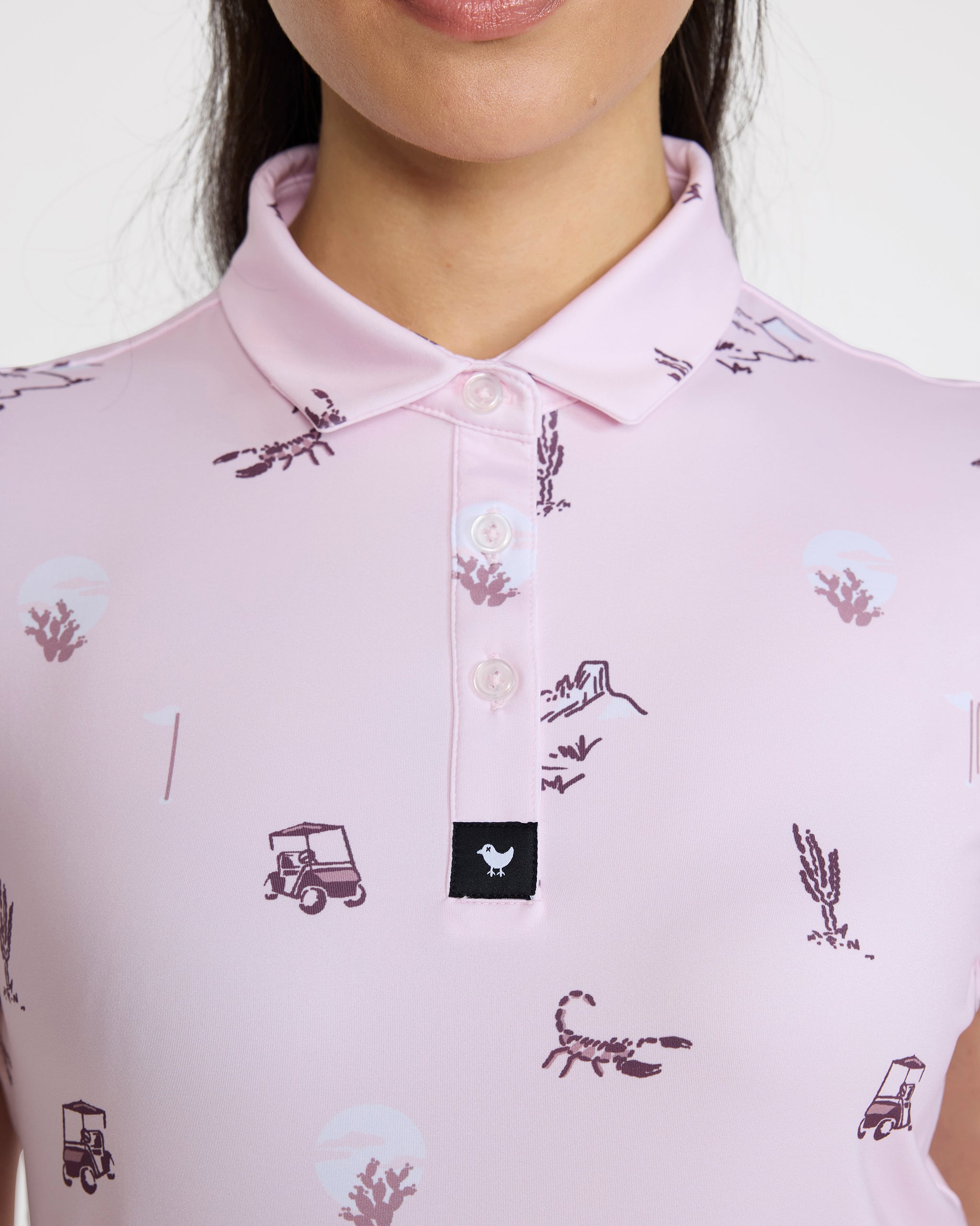 Desert Baddies - Tender Touch-Women's Polo-Bad Birdie