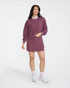 Waffle V-Neck - Plum Wine-V-Neck-Bad Birdie