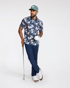 Core Polo - This Bud's For You - Dark Navy-Men's Polo-Bad Birdie