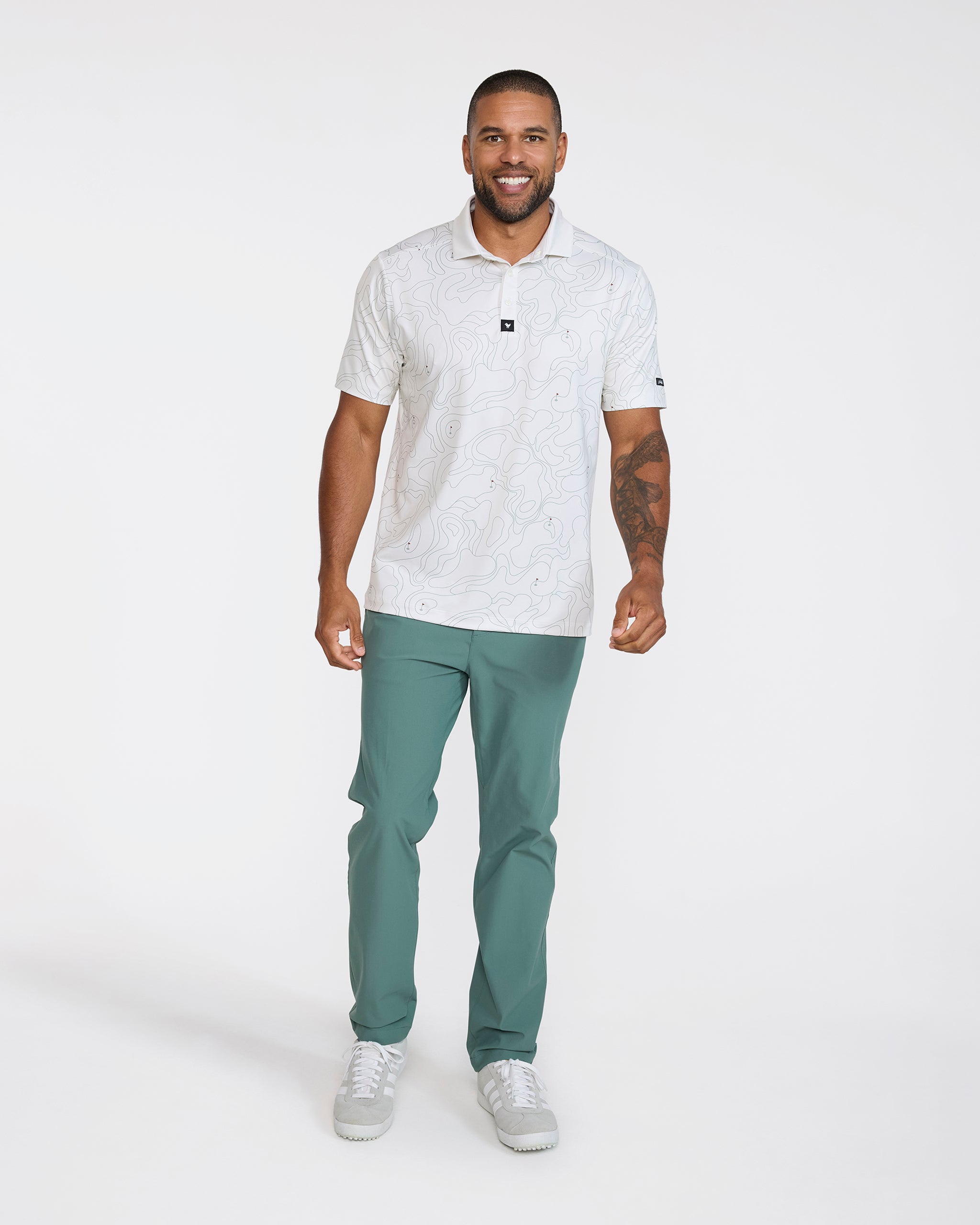 トップス papier Polo tee/white Topo White Onyx Polo - Bad Birdie