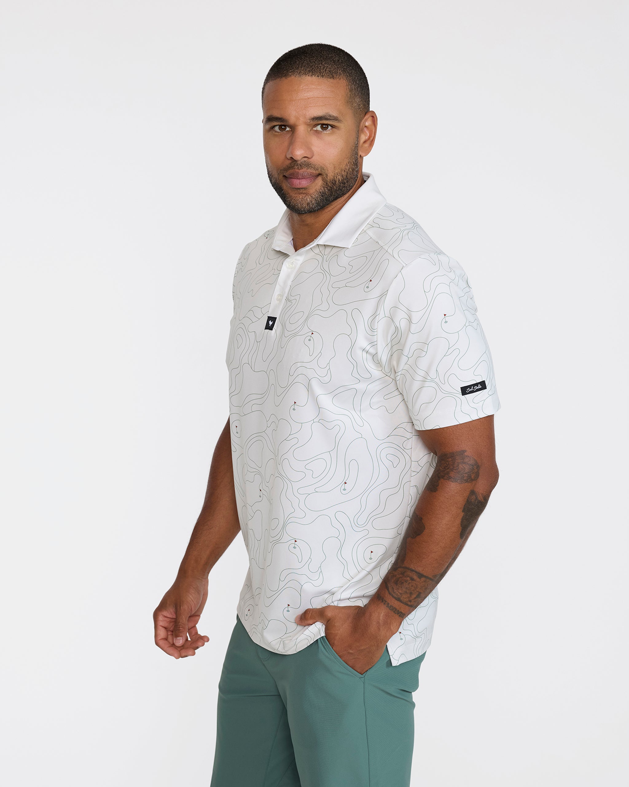 Topo White Onyx Polo - Bad Birdie
